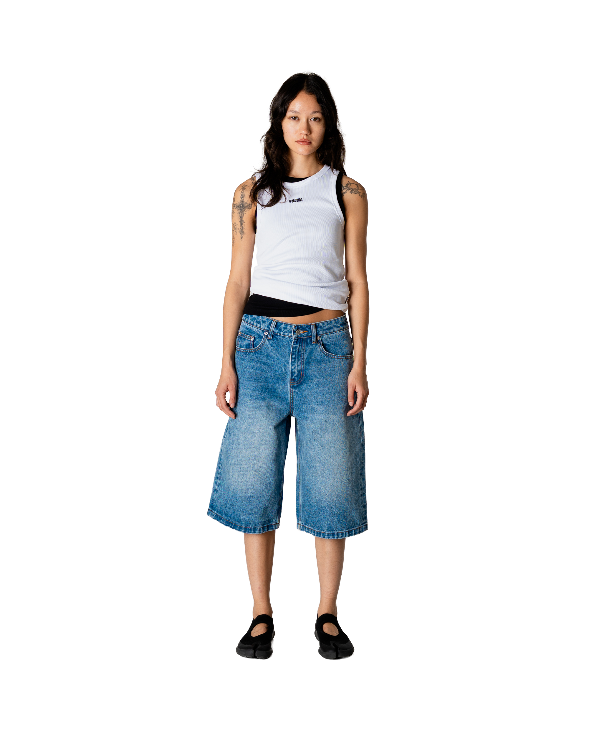 Dee Rib Tank Top | White
