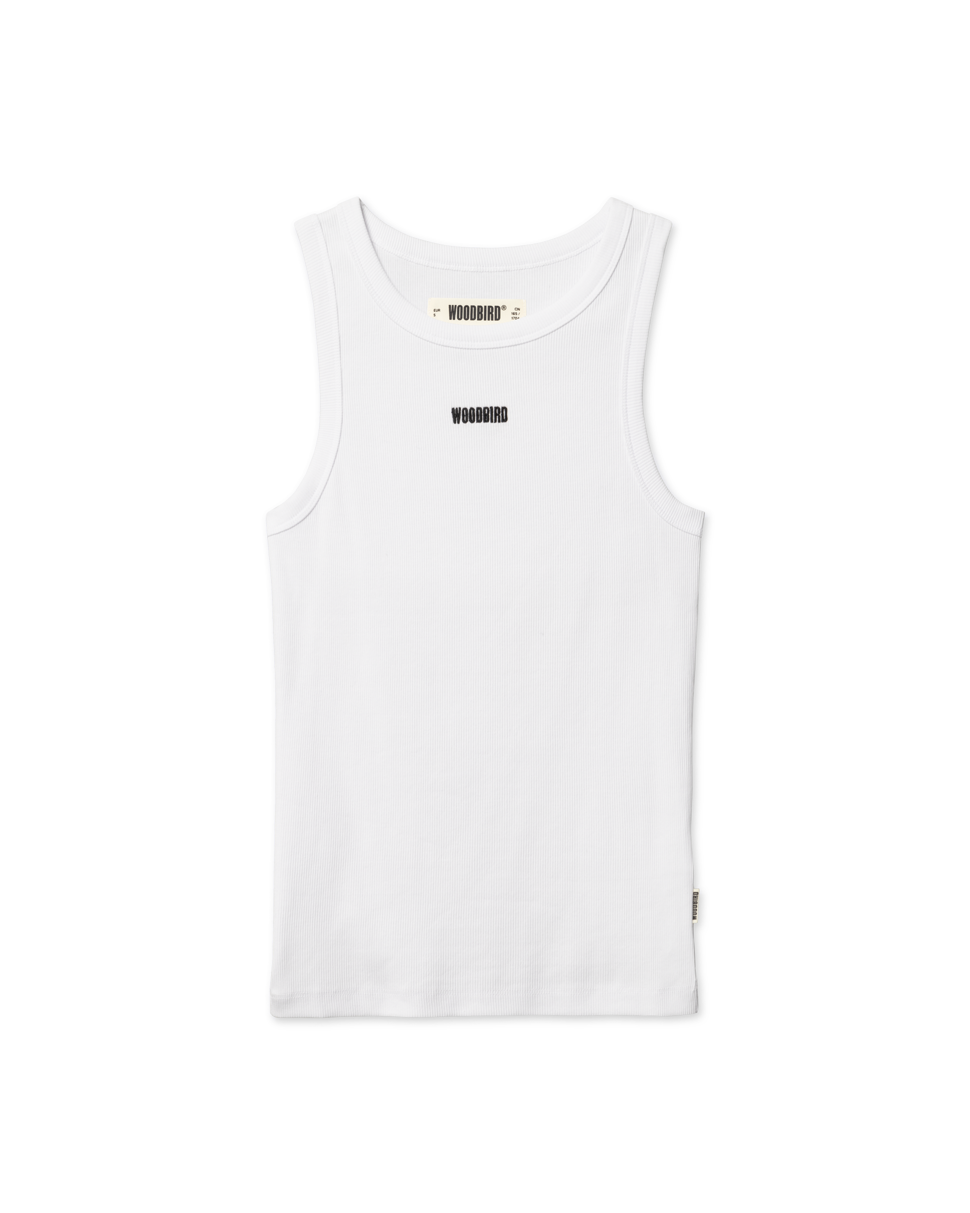 Dee Rib Tank Top | White