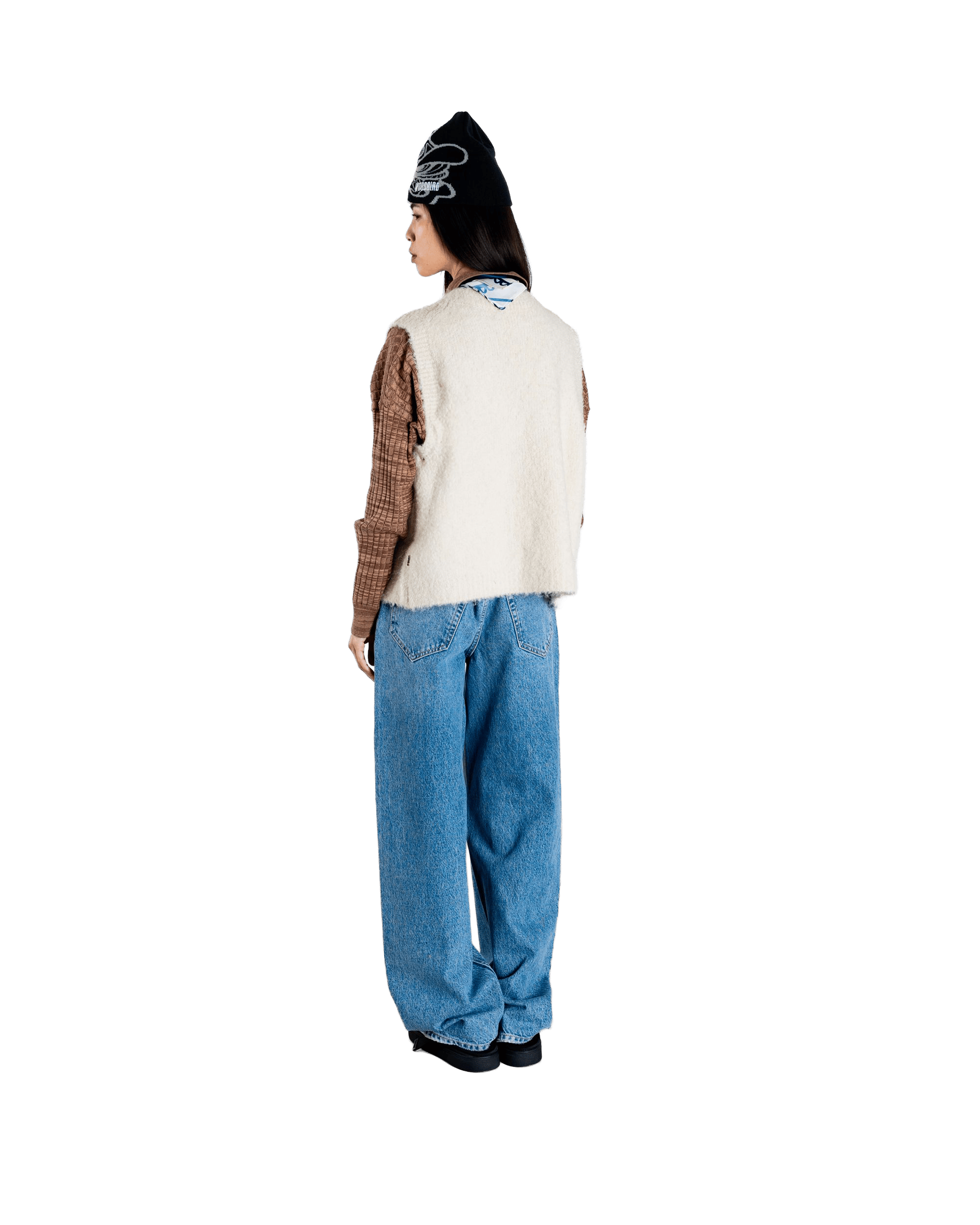 Eva Teddy Vest | Off White
