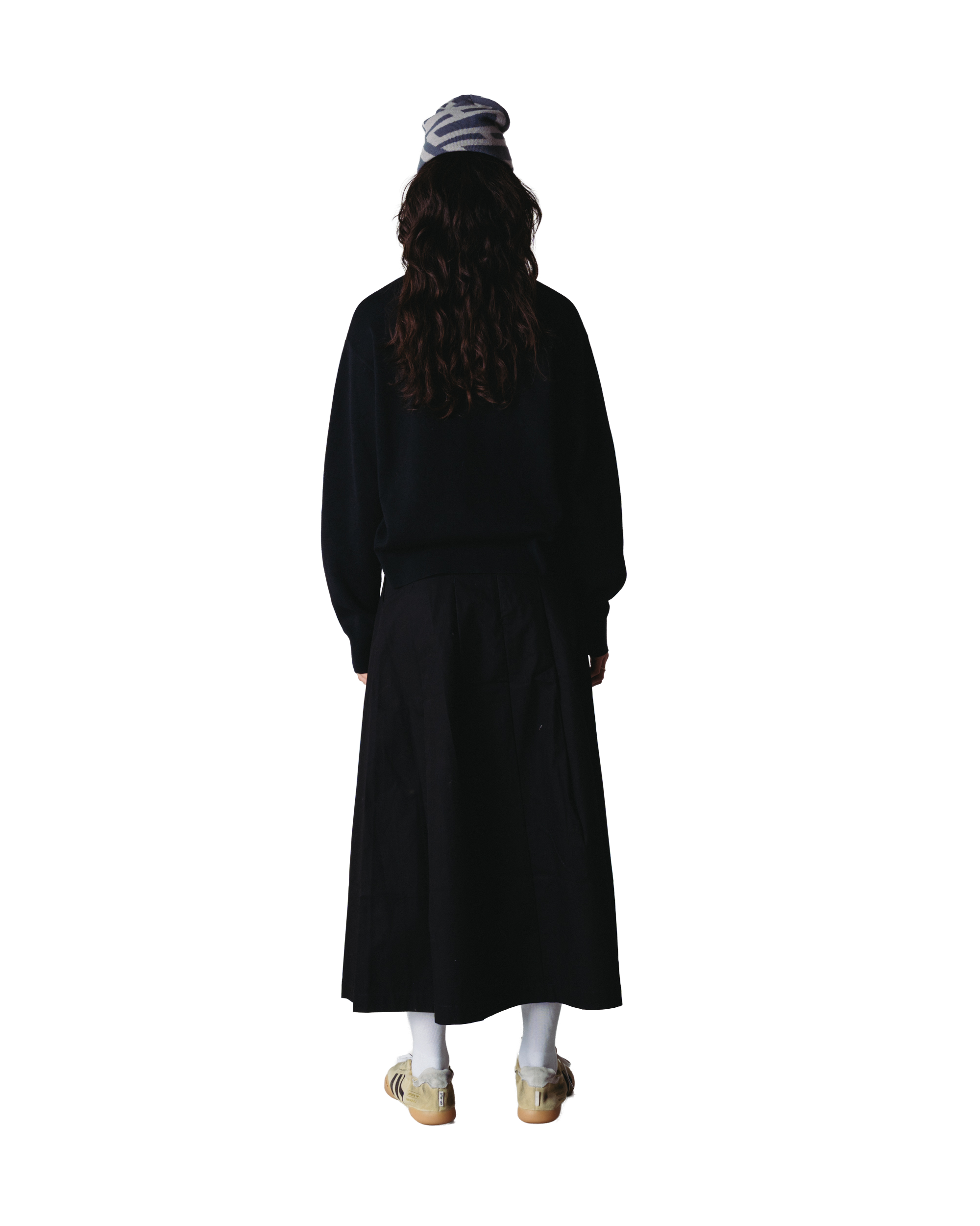 Fang Full Zip Cardigan | Black