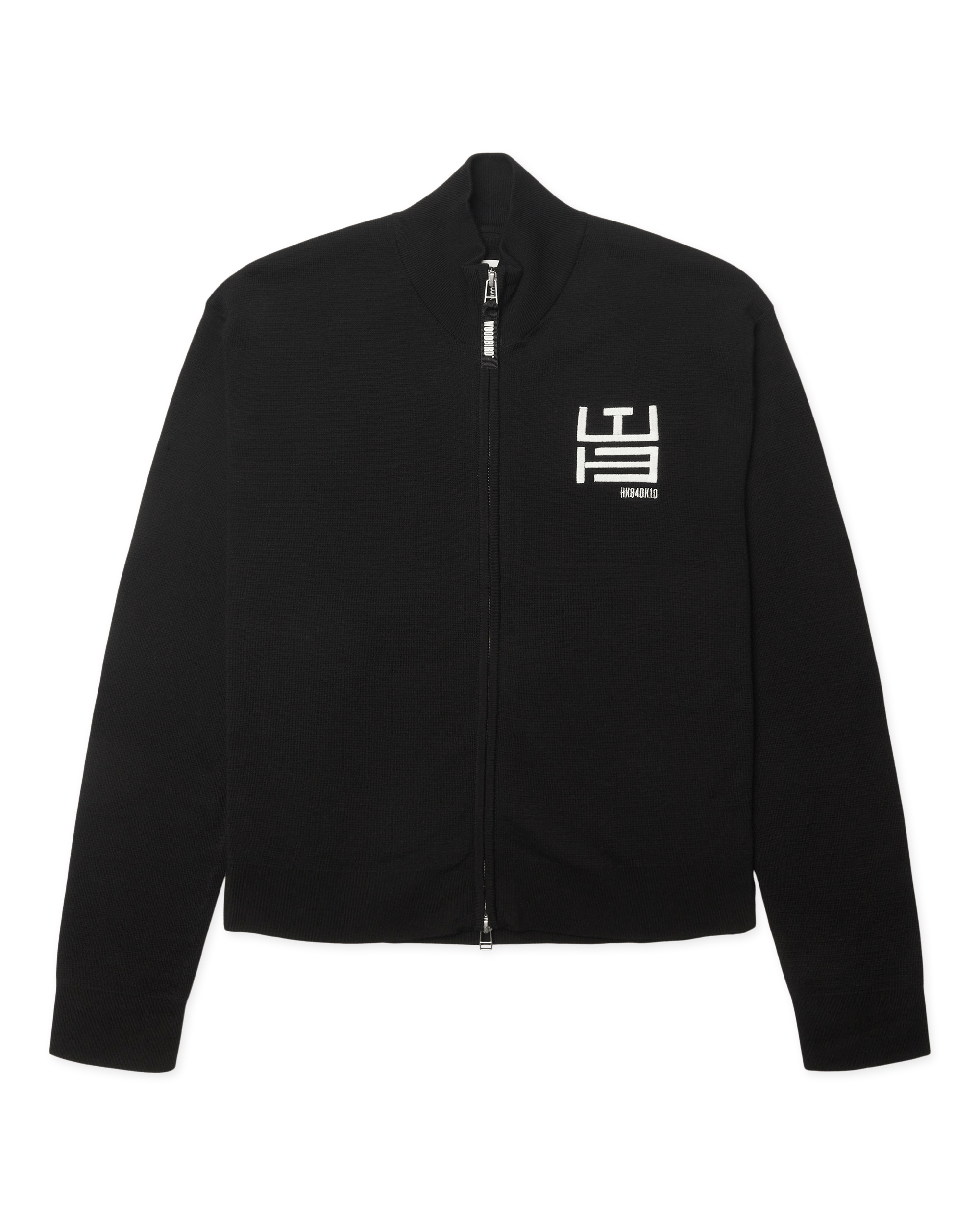 Fang Full Zip Cardigan | Black
