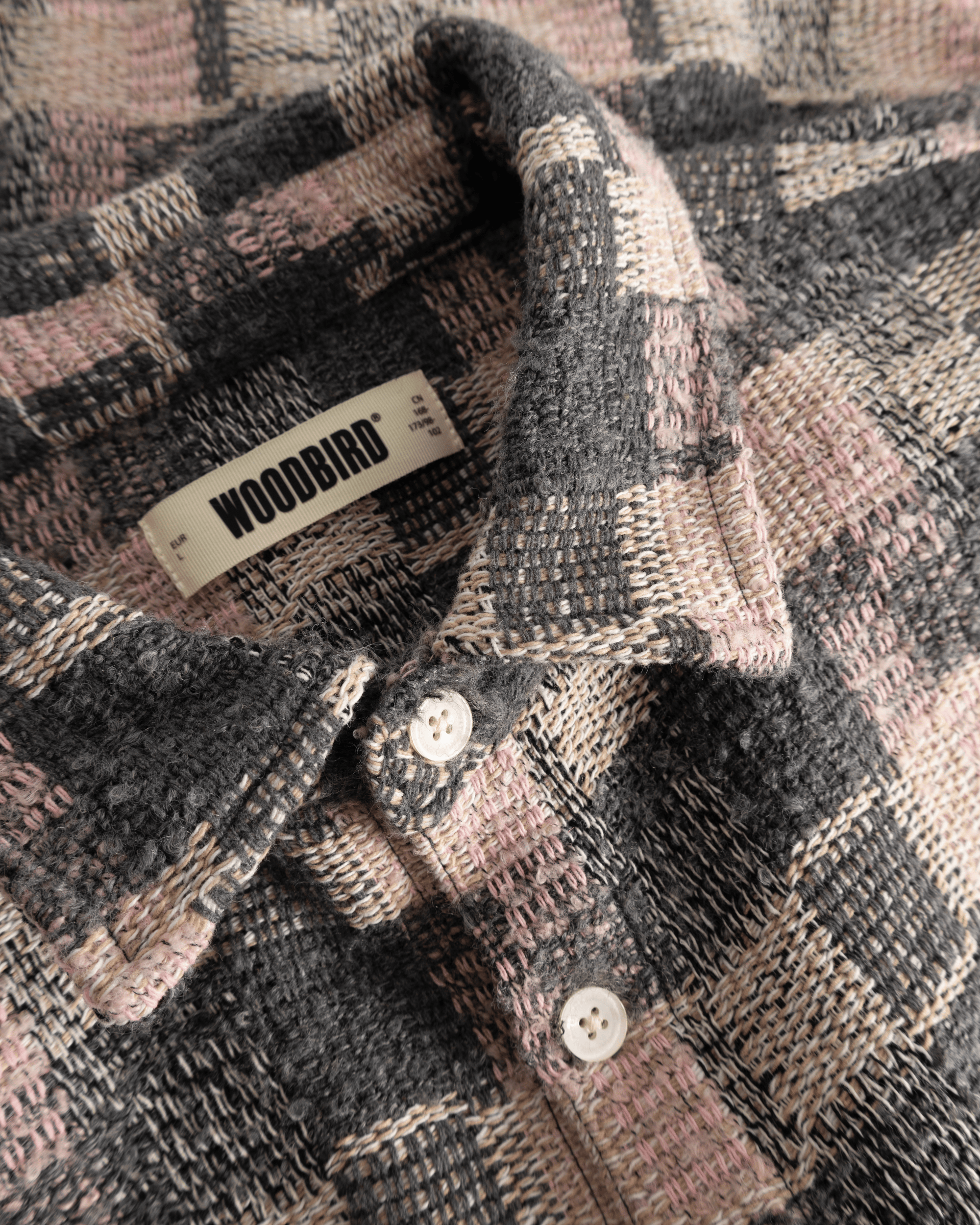 Glixto Structure Shirt | Grey-Brown