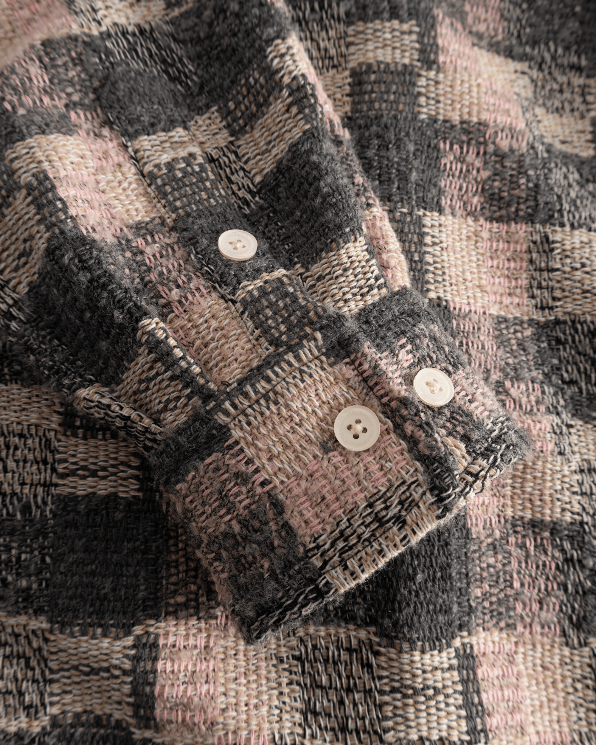 Glixto Structure Shirt | Grey-Brown