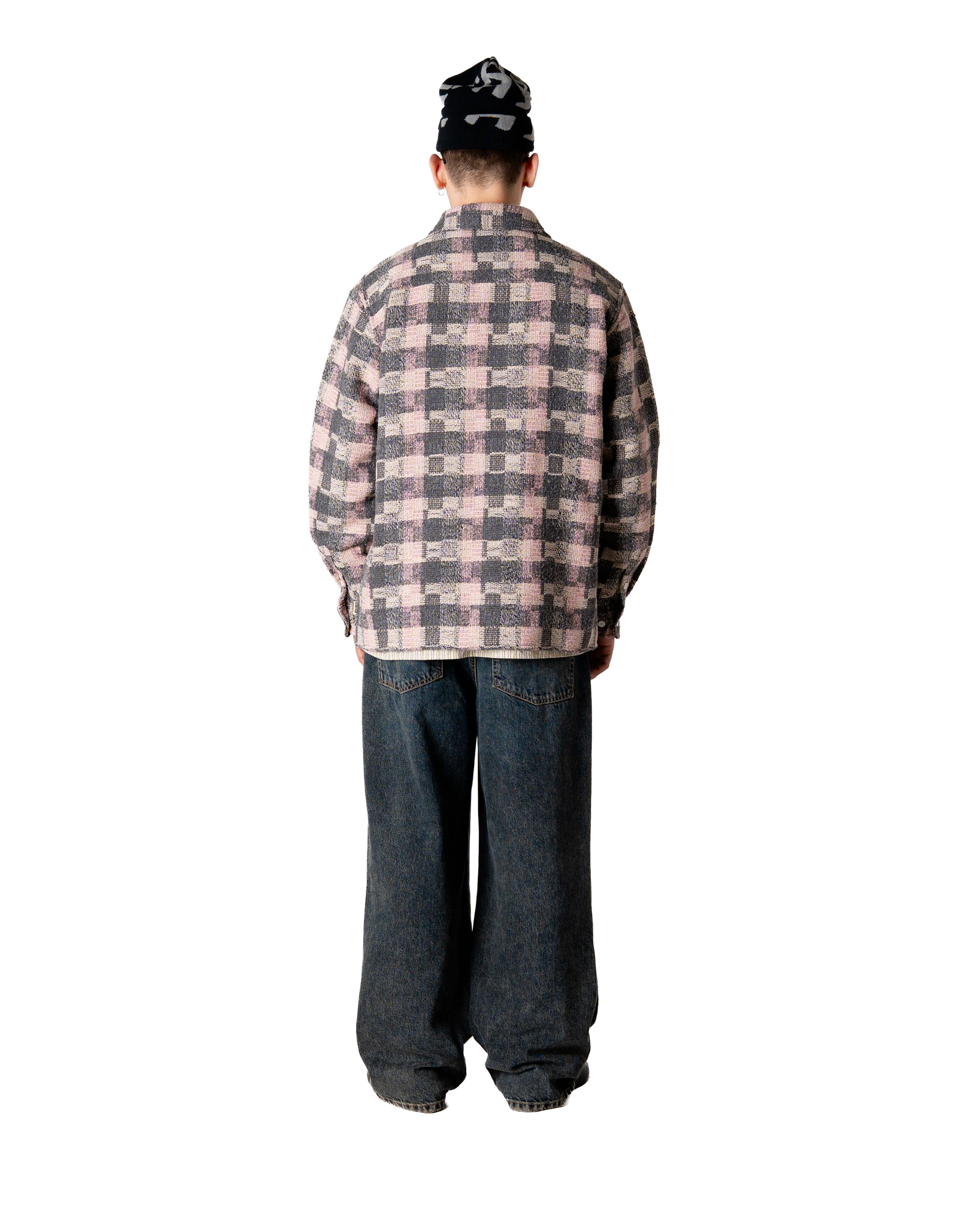Glixto Structure Shirt | Grey-Brown