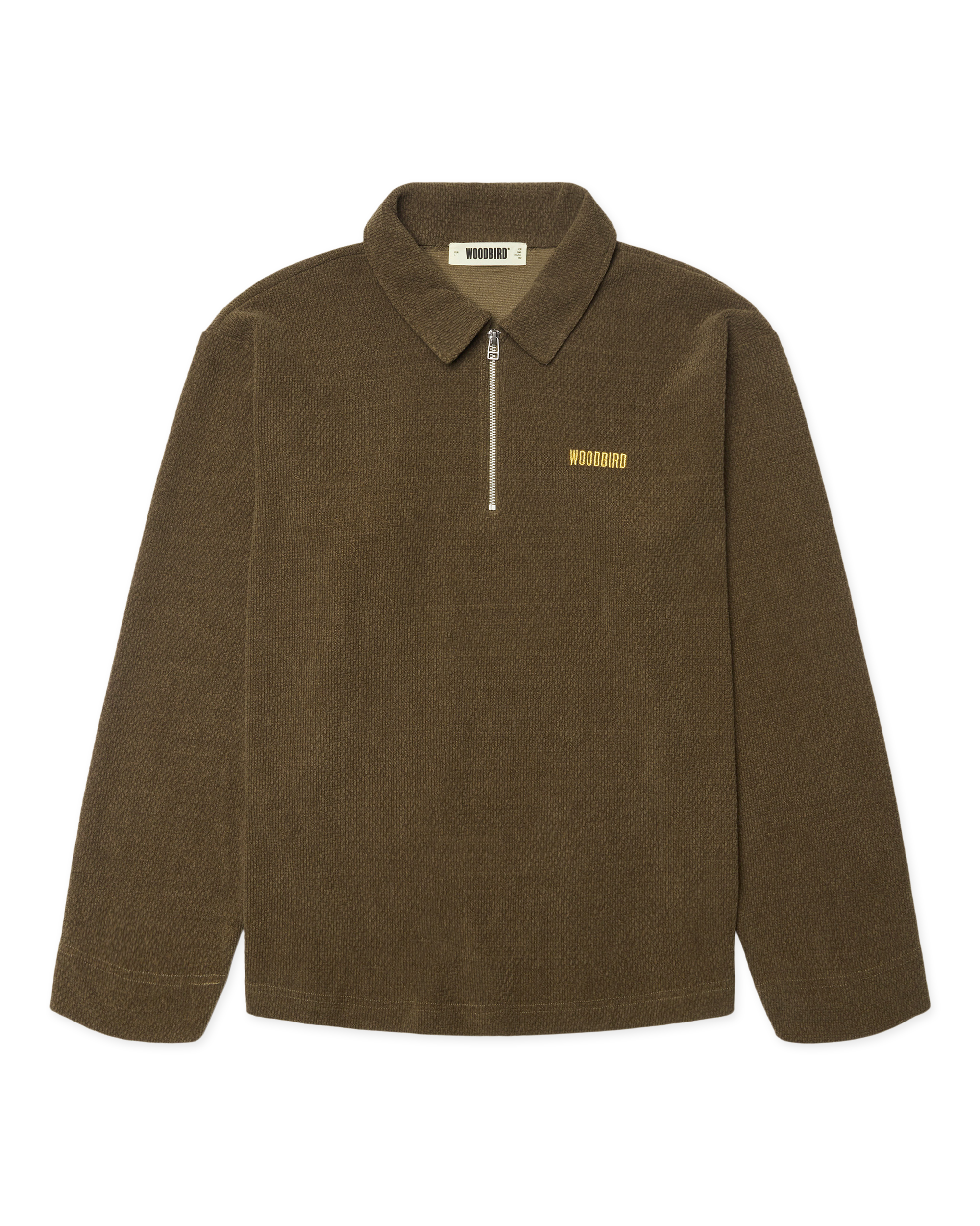 Hiro Ls Jiu Zip Polo | Dark Olive