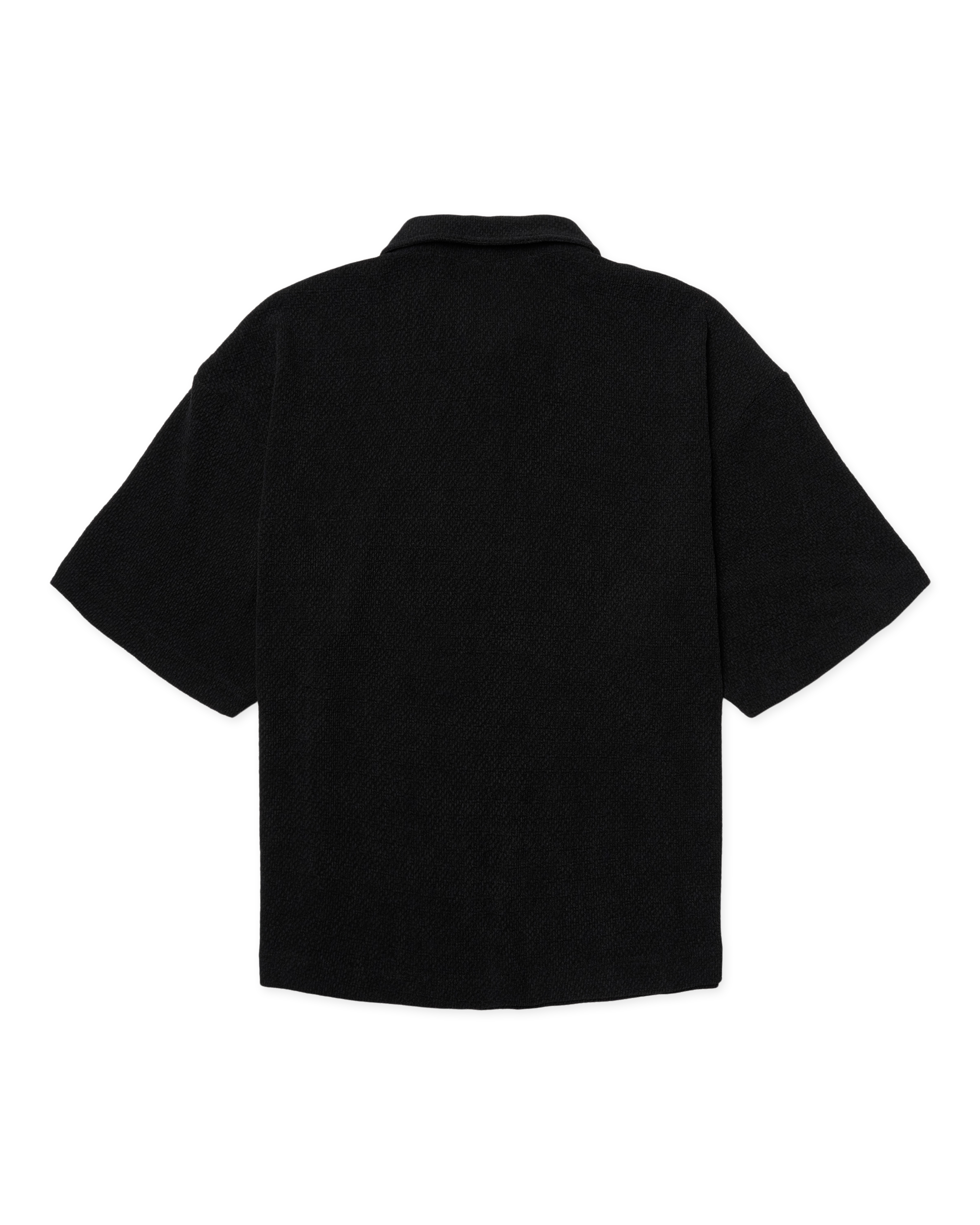 Hiro Ss Jiu Zip Polo | Black