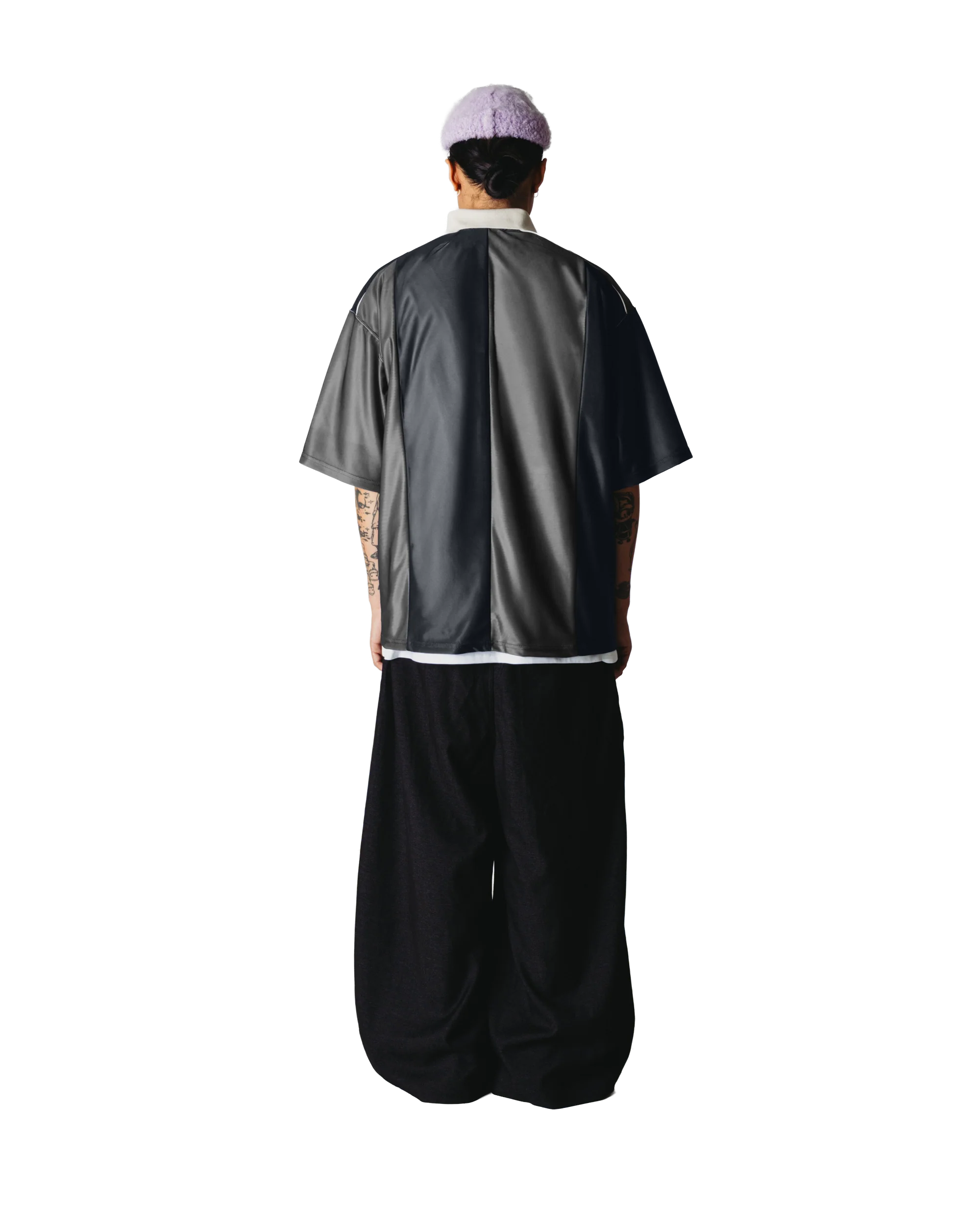 Hiro Sport Zip Polo | Slate Blue