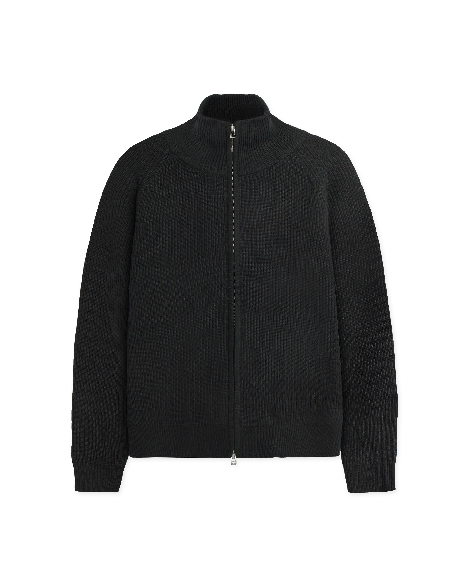 Jass Wool Zip | Black