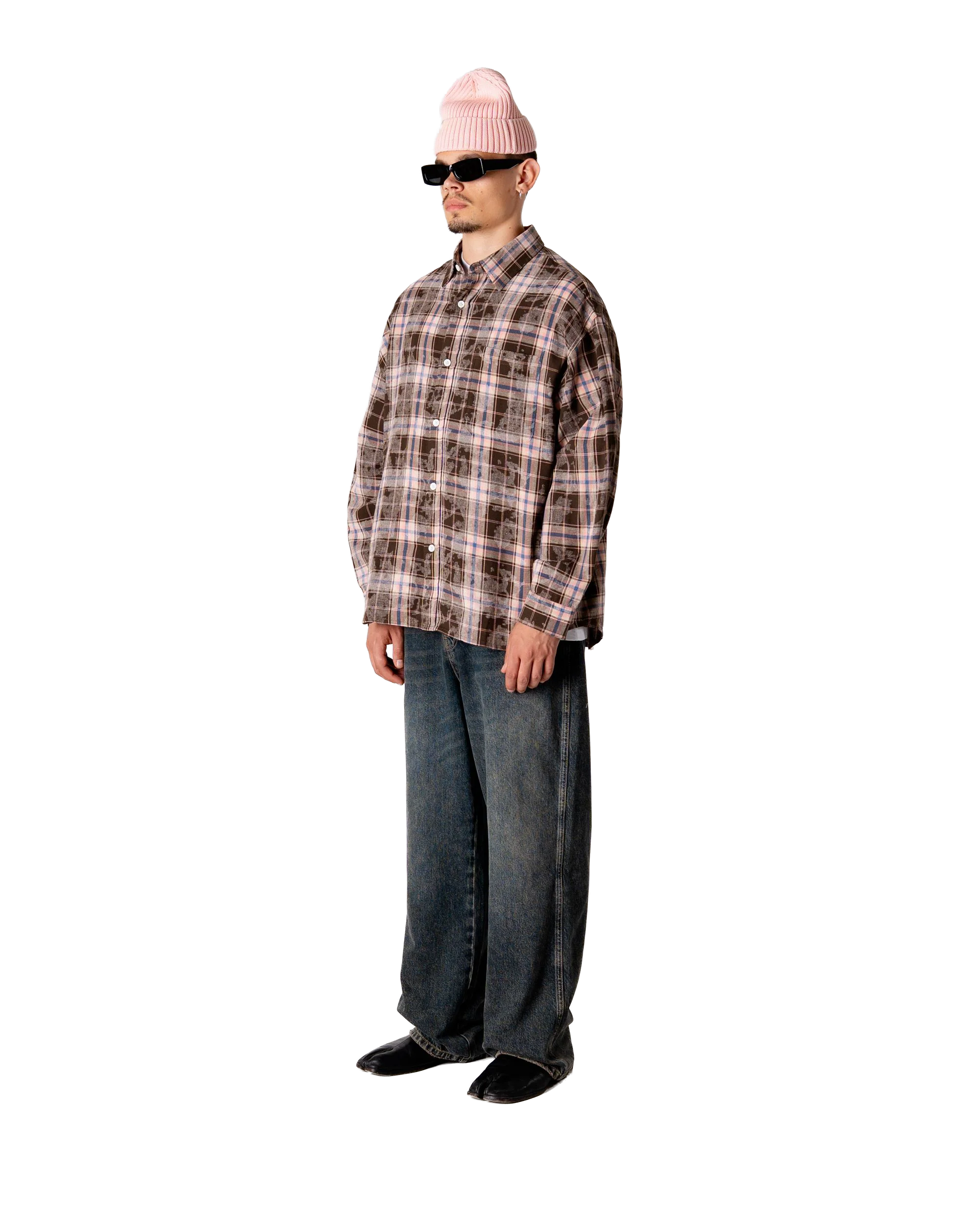 Jong Check Shirt | Brown Check
