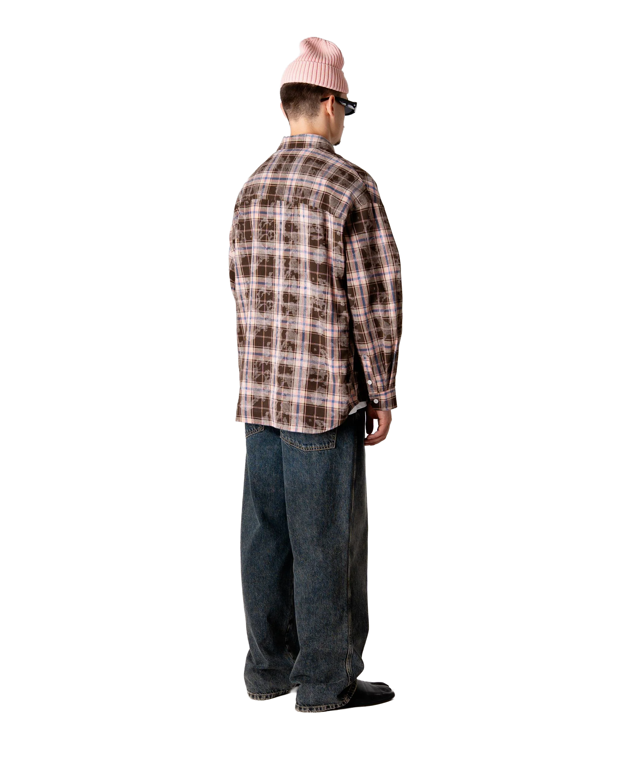Jong Check Shirt | Brown Check