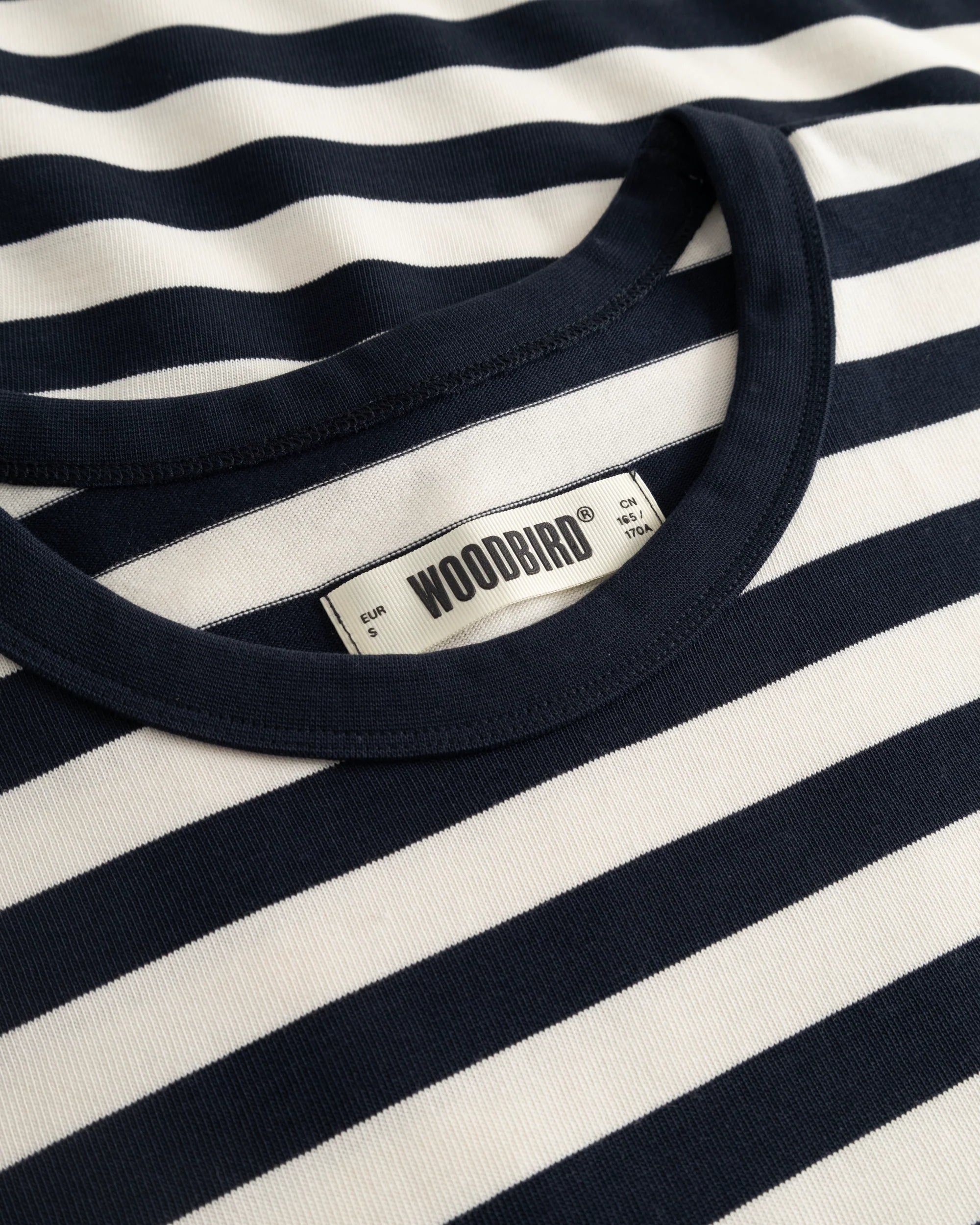 Joul Wide Sleeve Stripe Tee | Navy-white