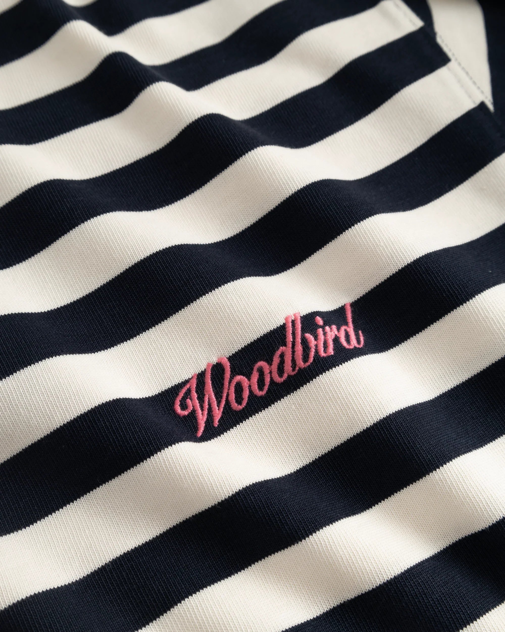 Joul Wide Sleeve Stripe Tee | Navy-white