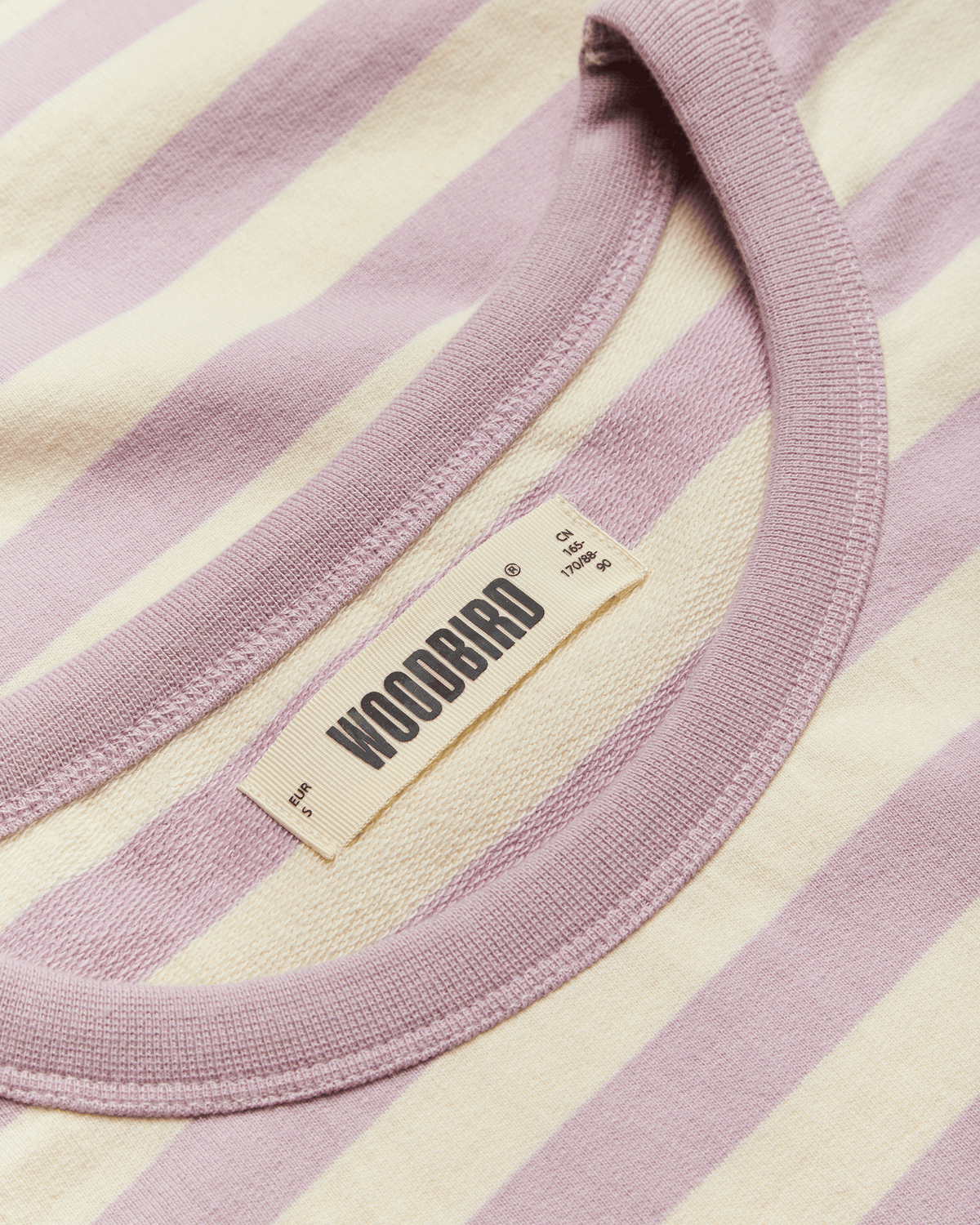 Joul Wide Sleeve Stripe Tee | White-pink