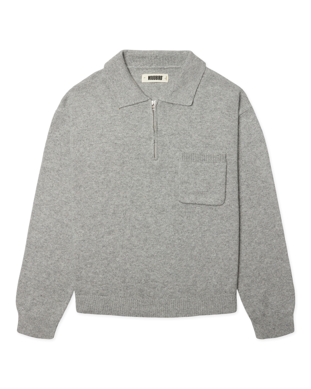 Kang 1/2 Zip Polo | Grey