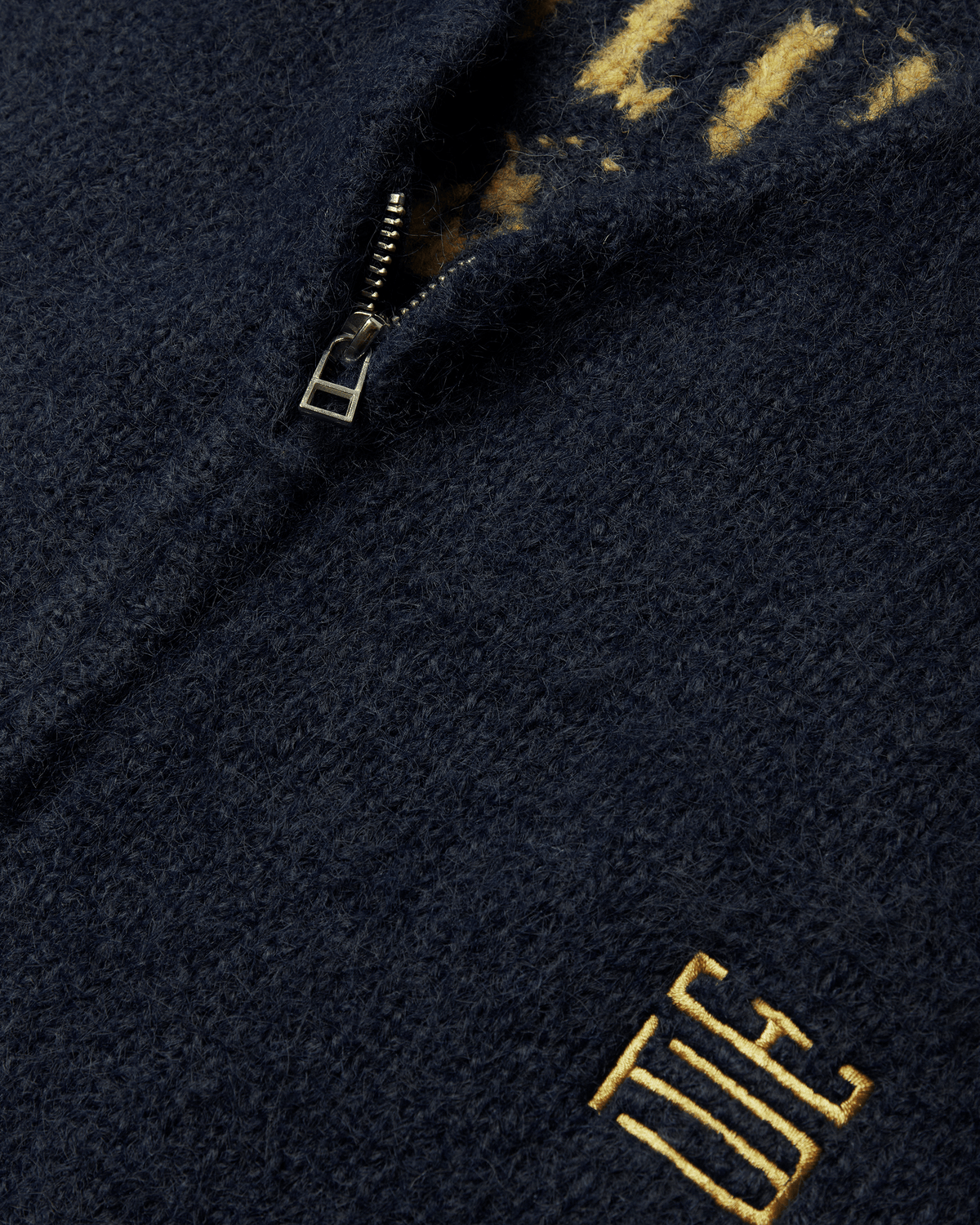 Koon Zip Tiger Cardigan | Navy
