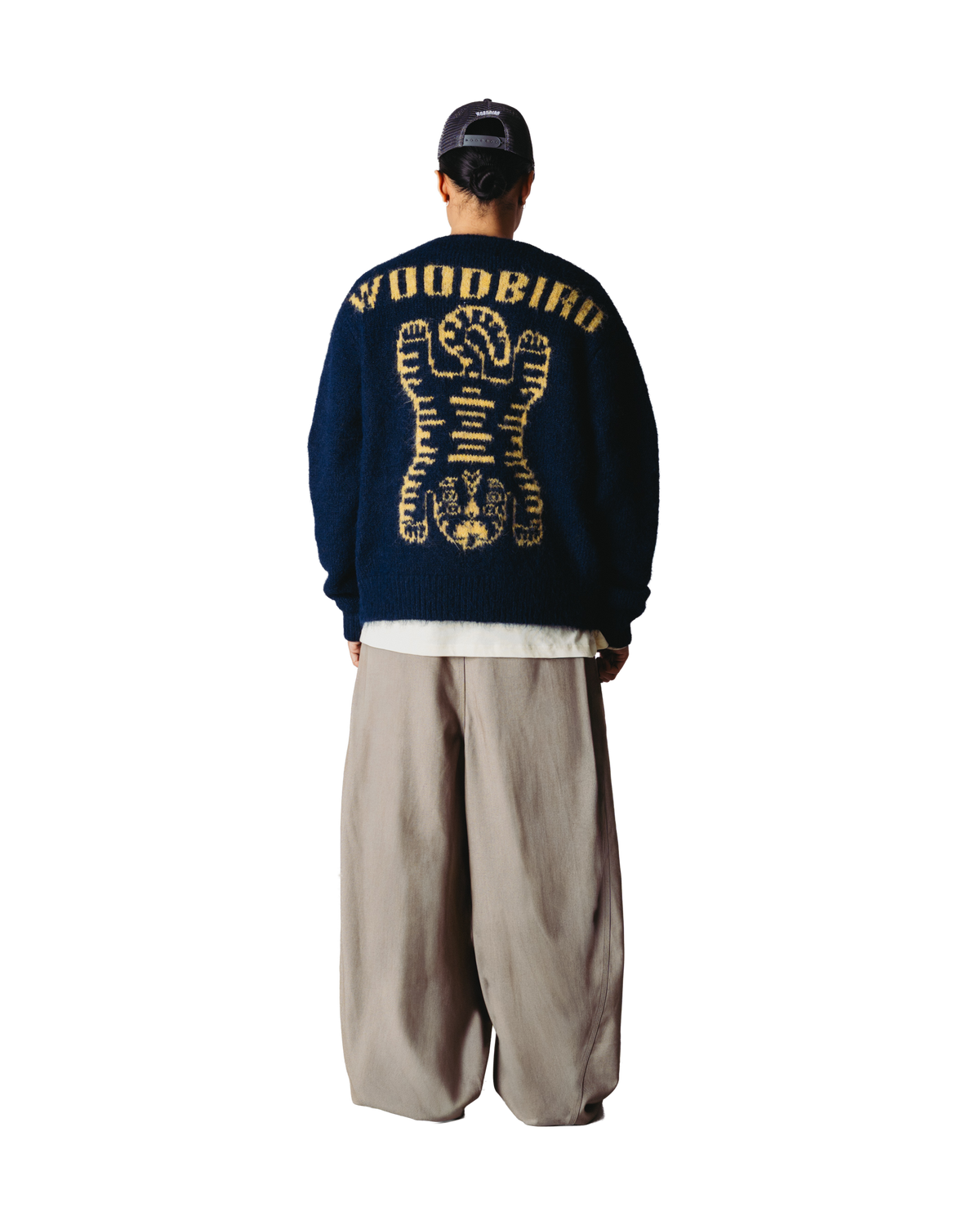Koon Zip Tiger Cardigan | Navy