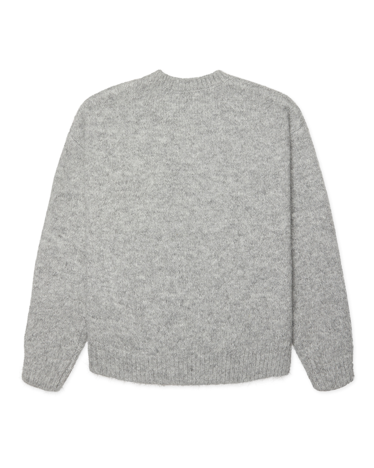 Kurt Mohairy Crew | Dark Grey Melange