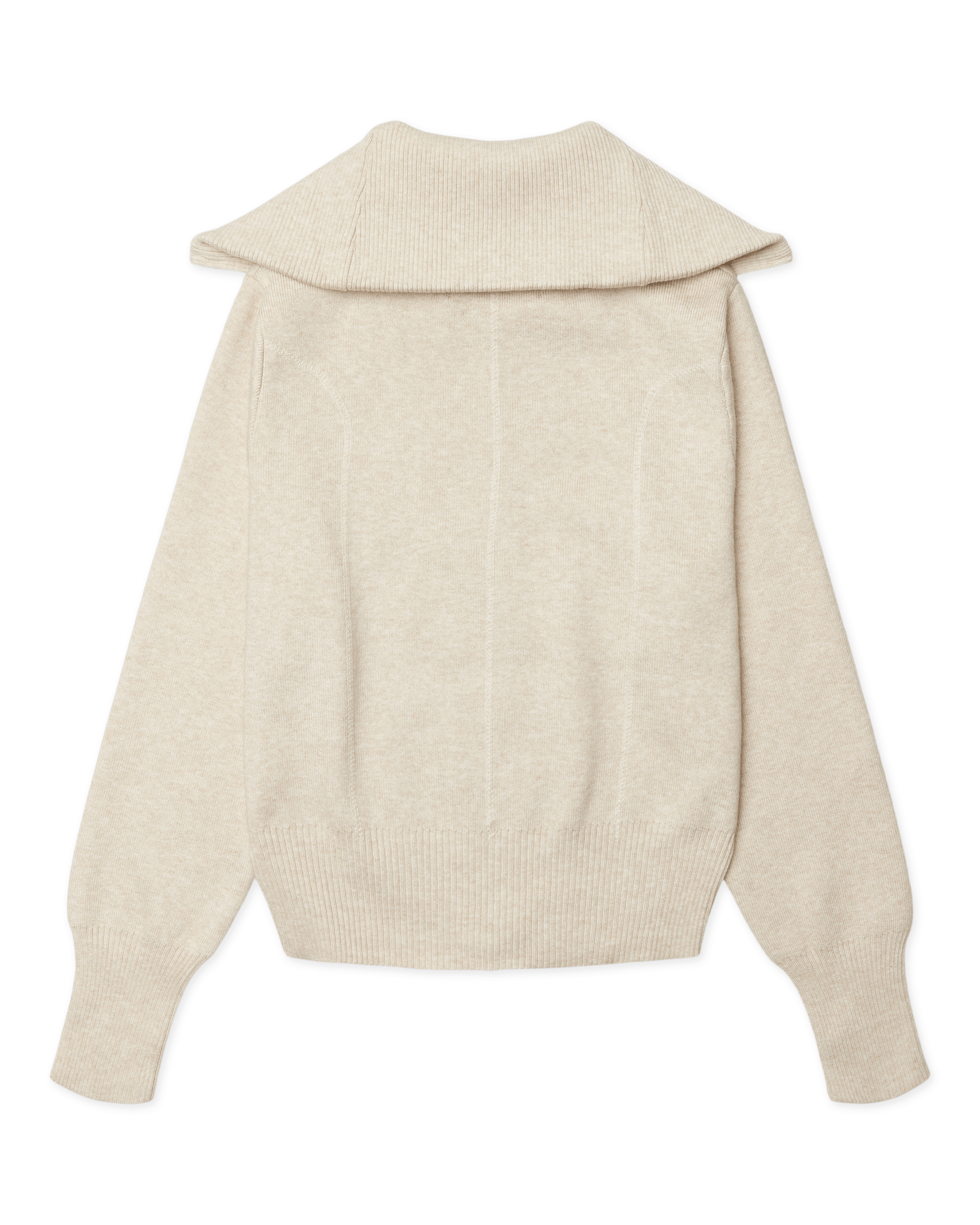 Lily Full Zip Cardigan | Light Sand