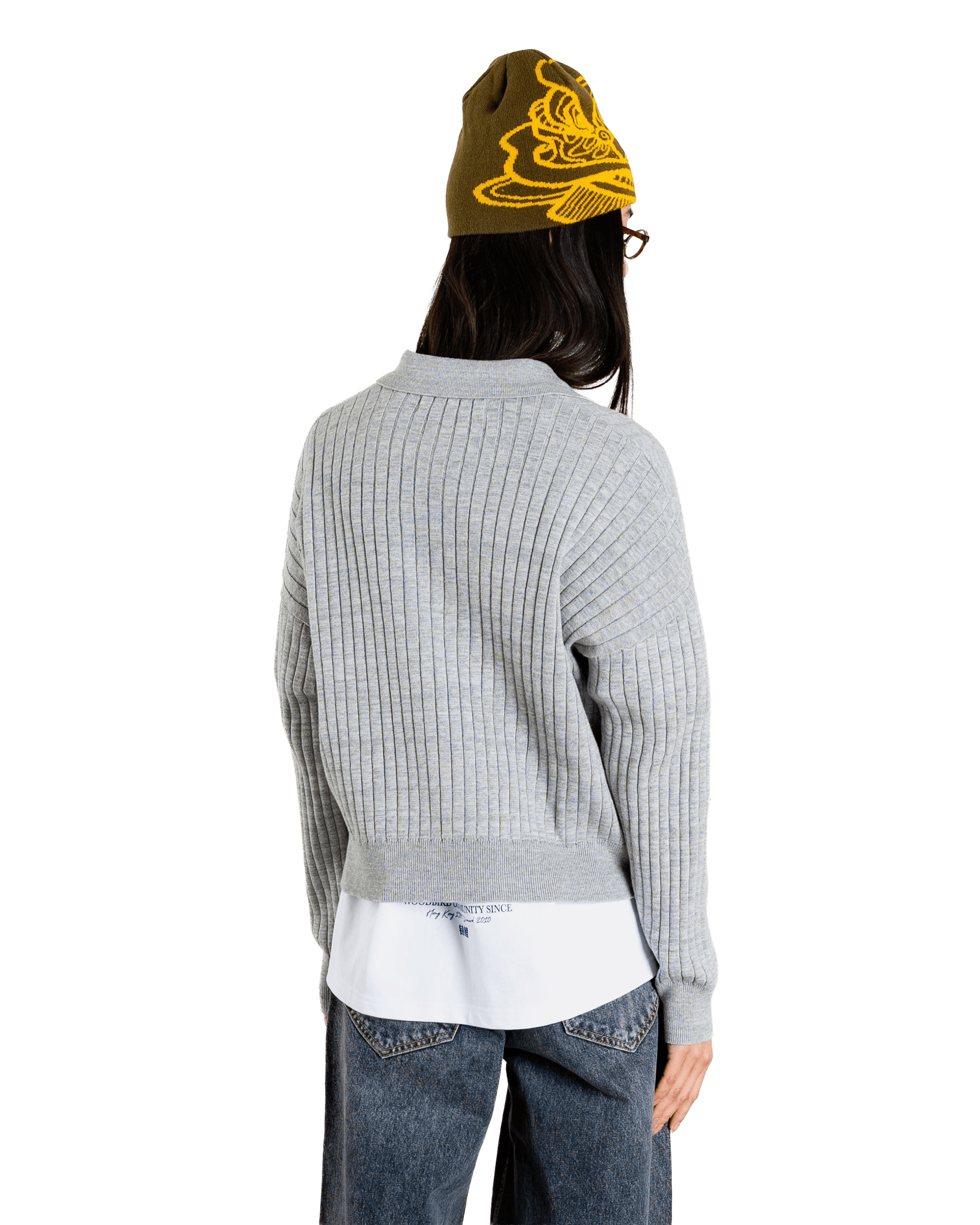 Mouls Knitted Polo | Khaki
