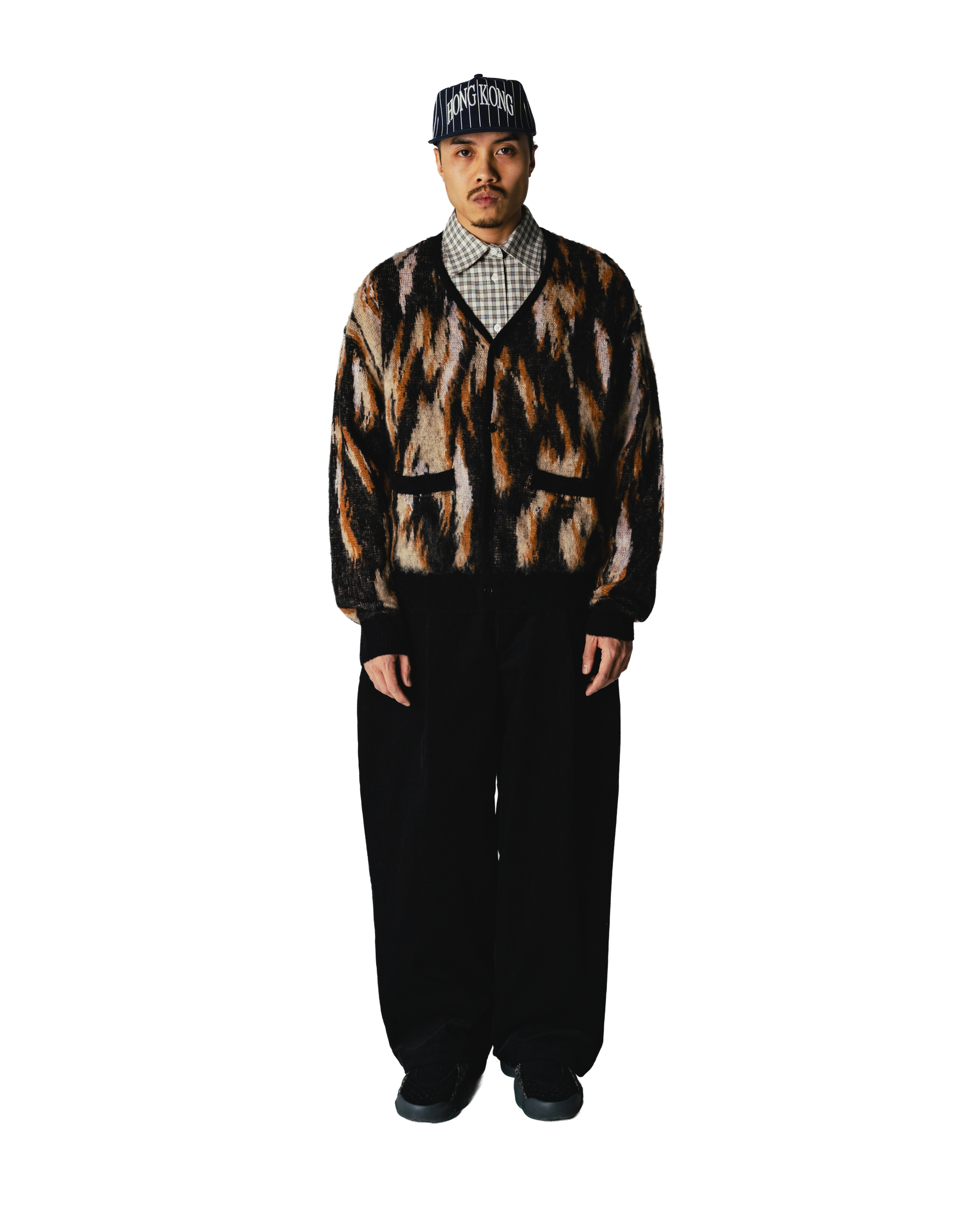 Oni Multi Cardigan | Sand-black