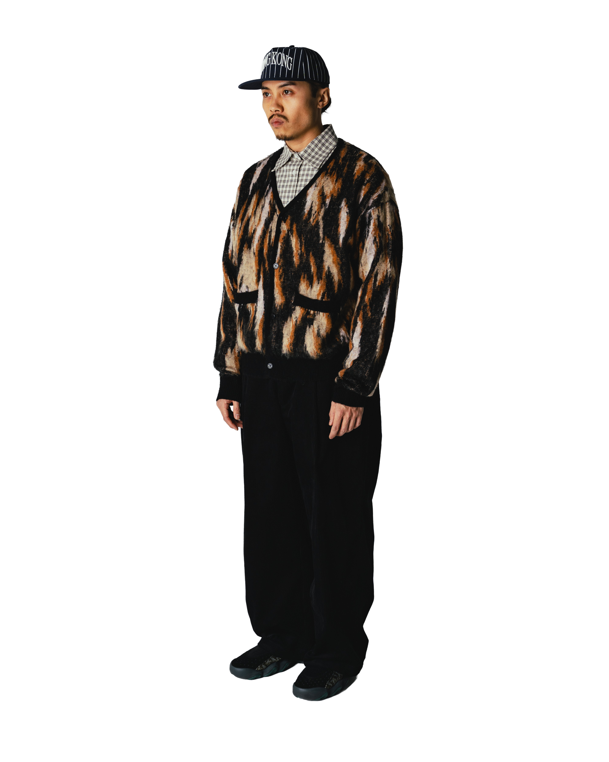 Oni Multi Cardigan | Sand-black