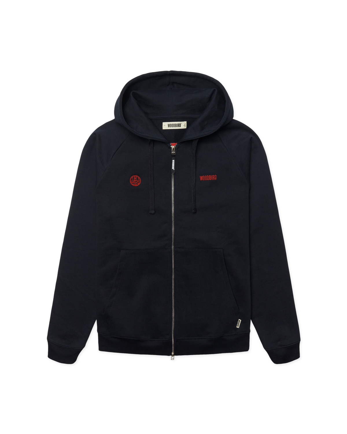 Paw Emblem Zip Hoodie | Dark Navy