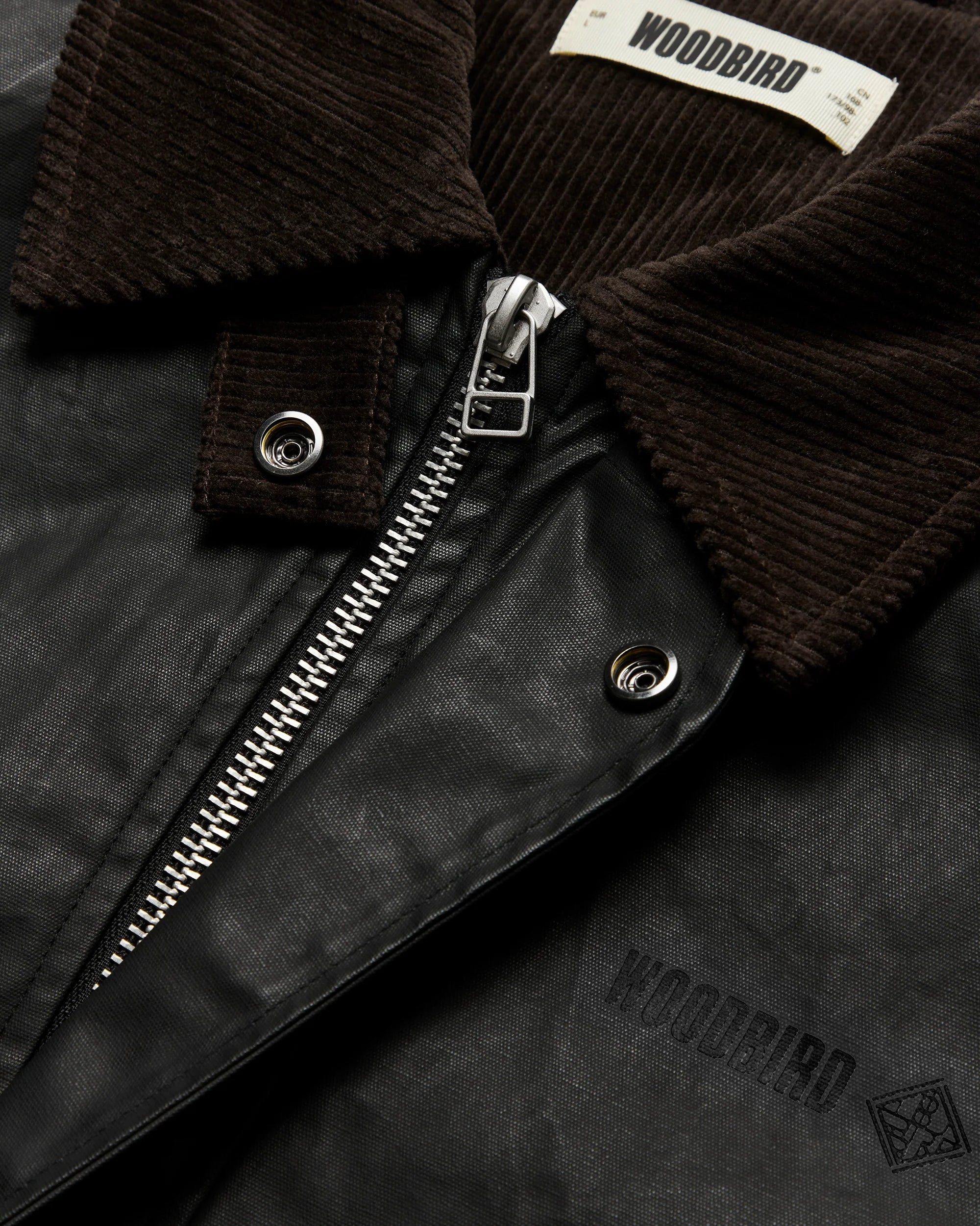 Ping Waxed Coat | Black