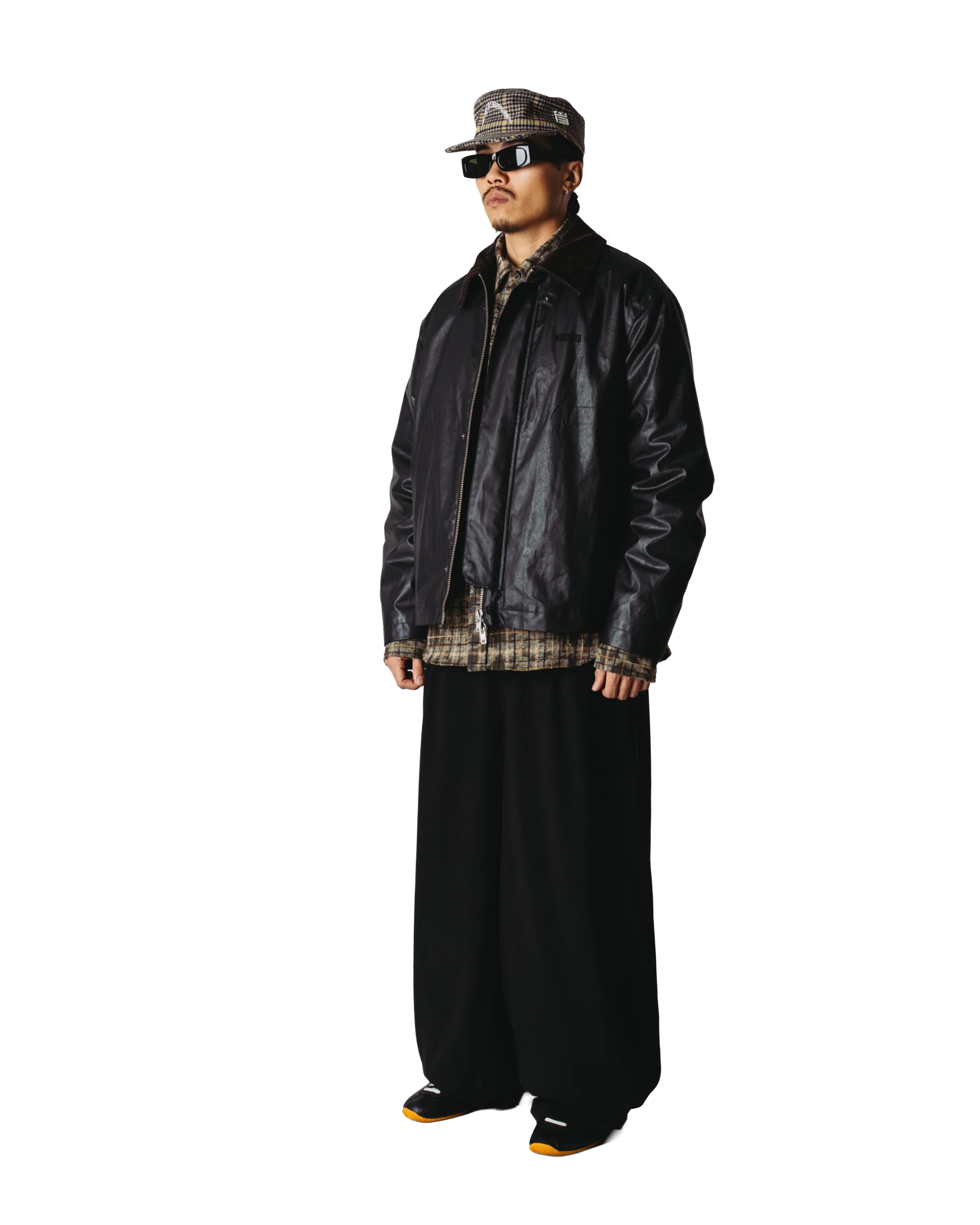 Ping Waxed Short Jacket | Black
