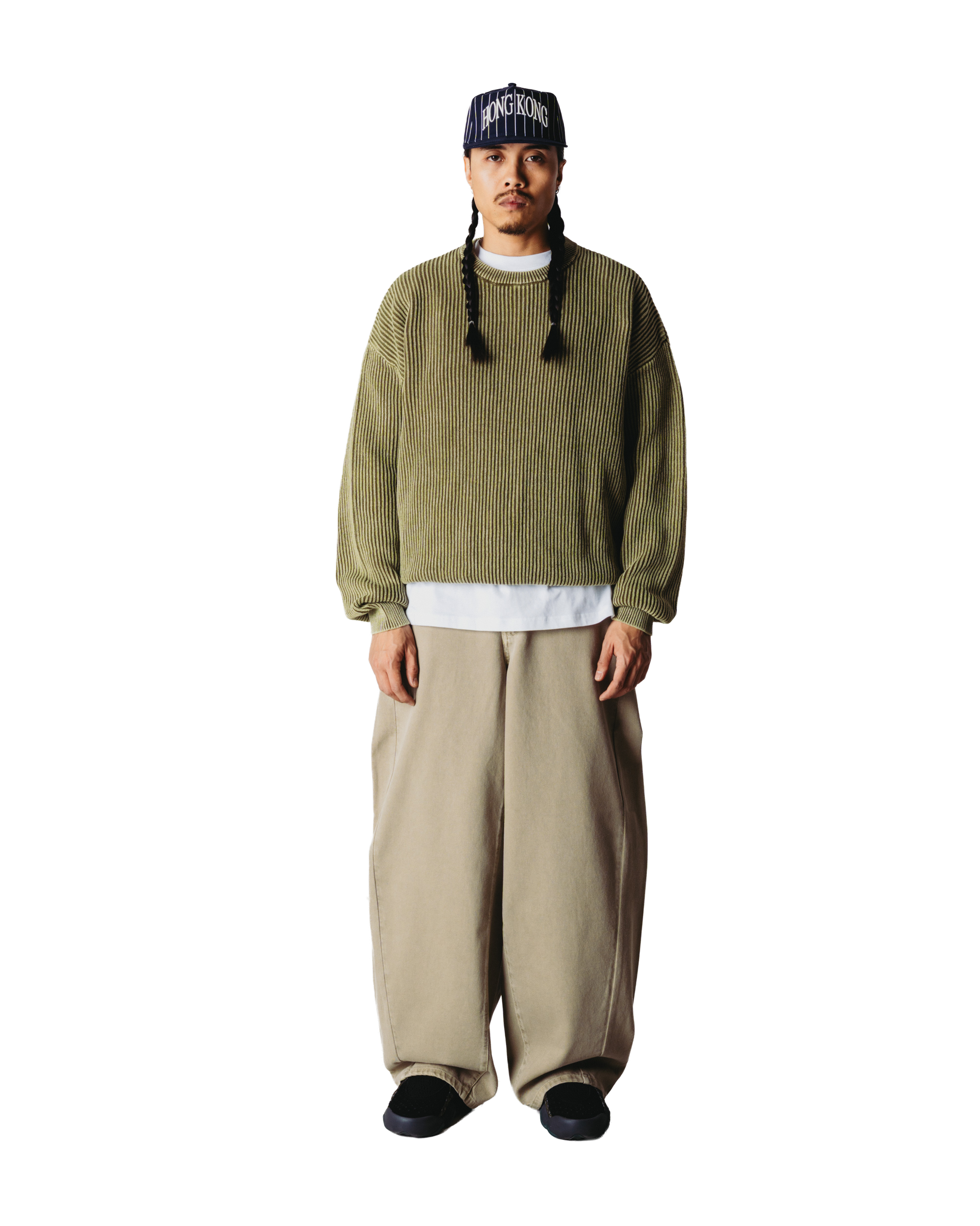 Sake Washed Crew | Dark Olive