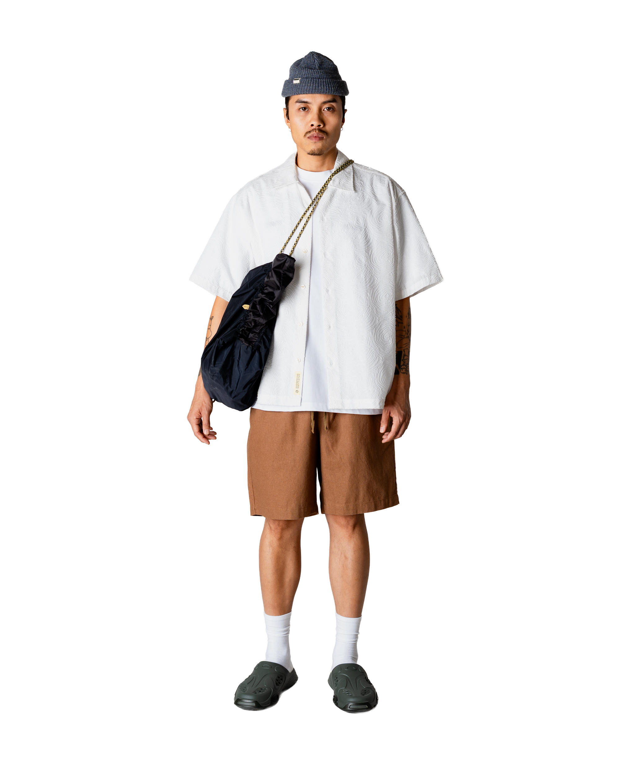 Wang Embroidery Shirt | Off White