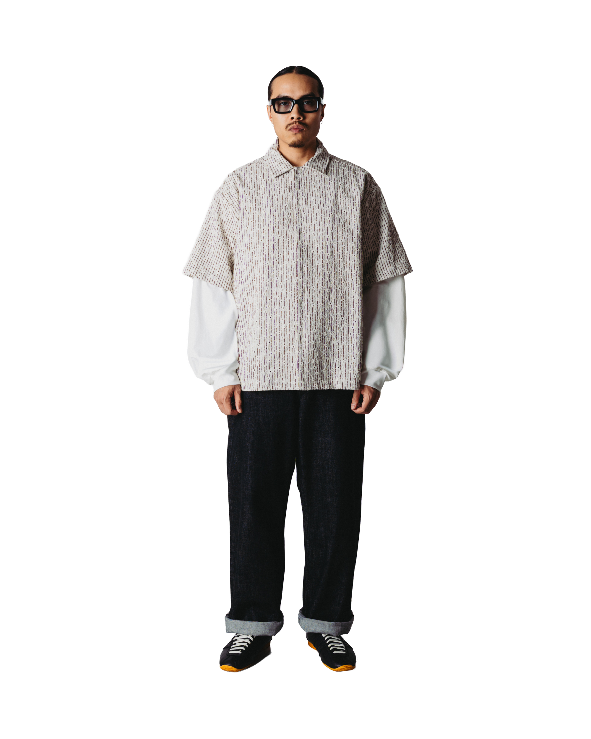 Wang J Sleeve Shirt | Off White