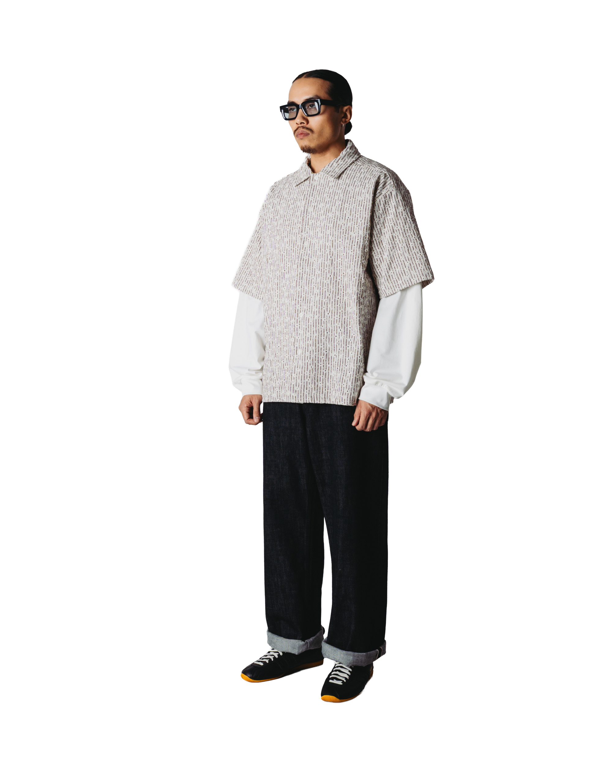 Wang J Sleeve Shirt | Off White