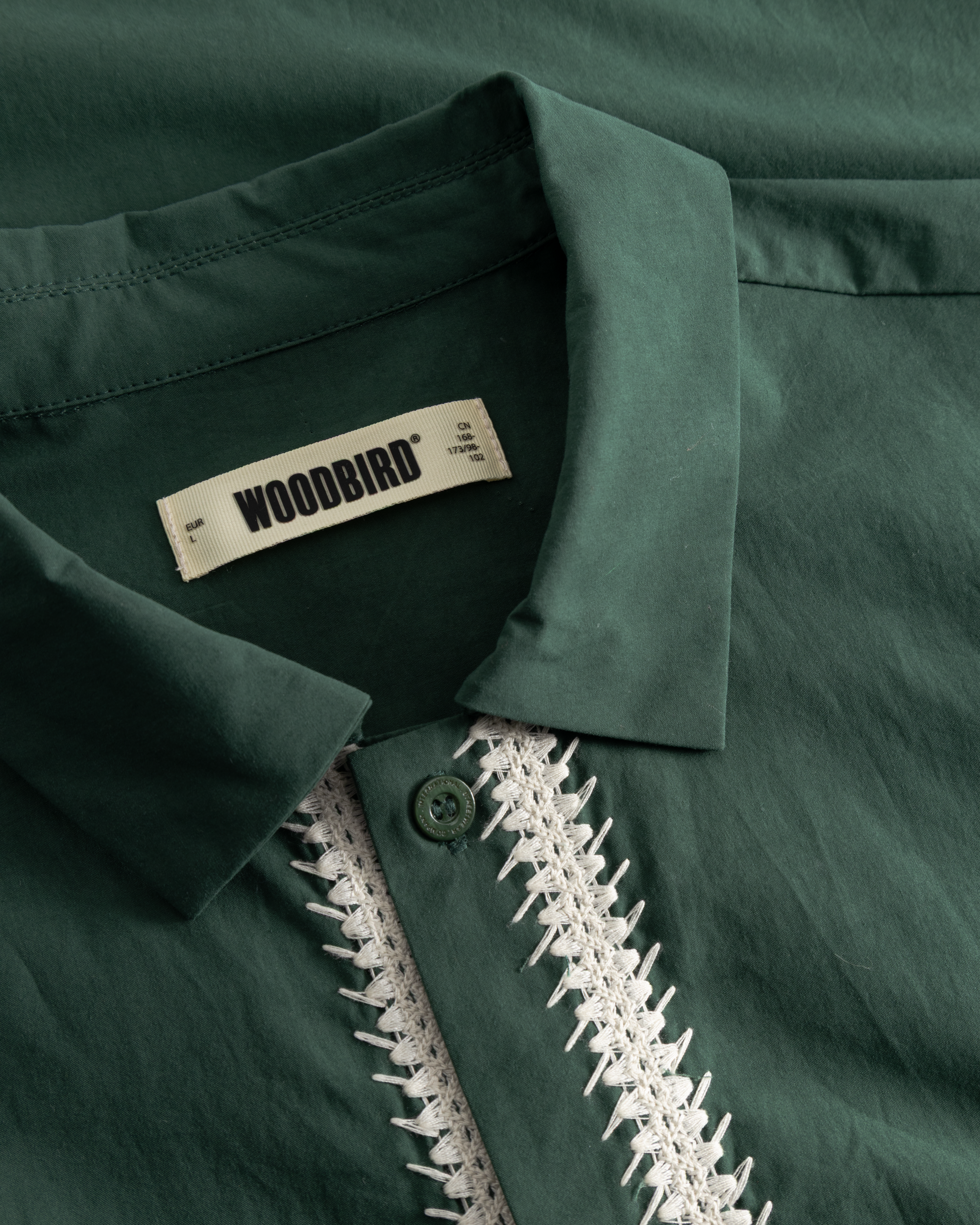 Wang Line Shirt | Pine Green
