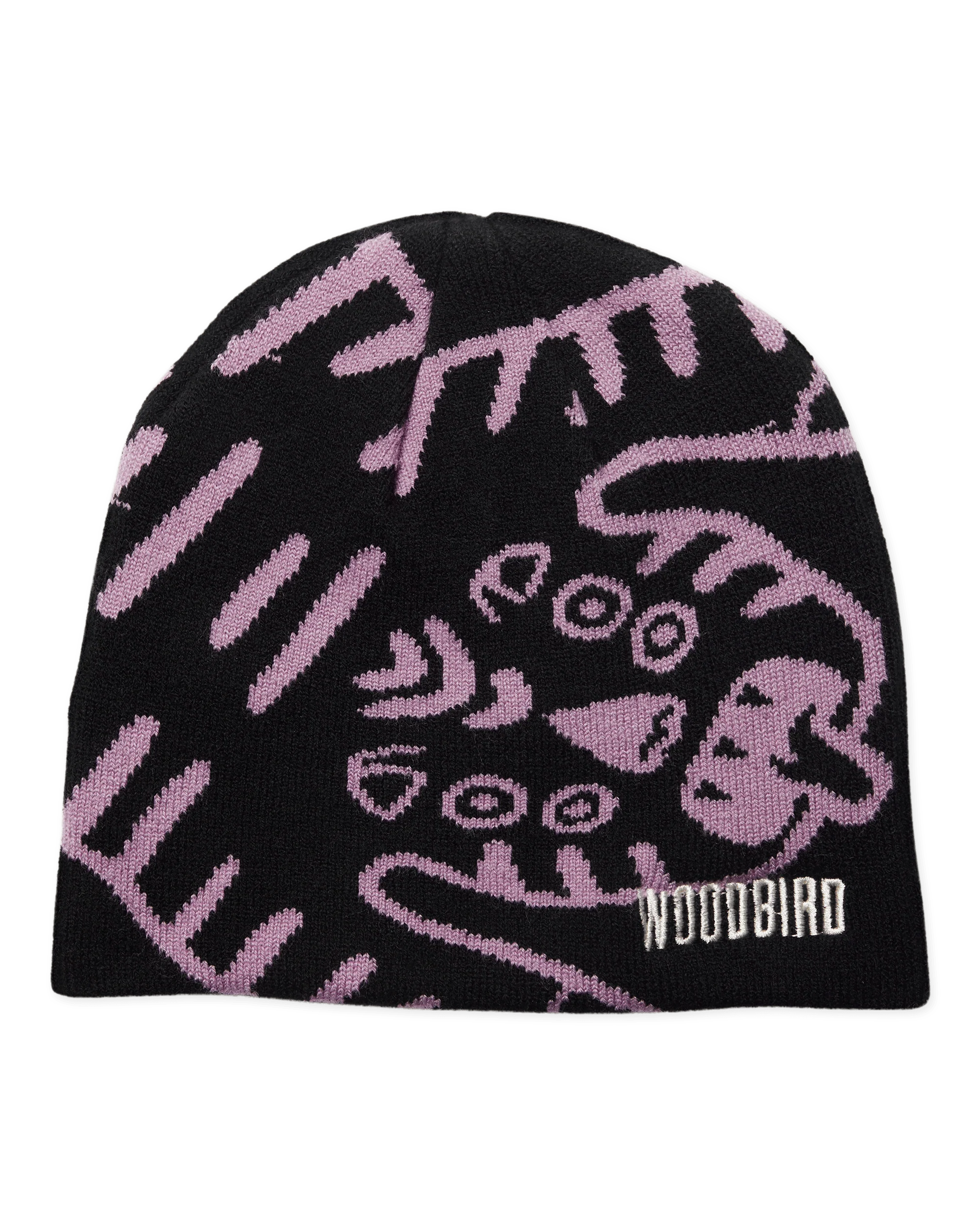 Yan Jq Art Beanie | Black-violet