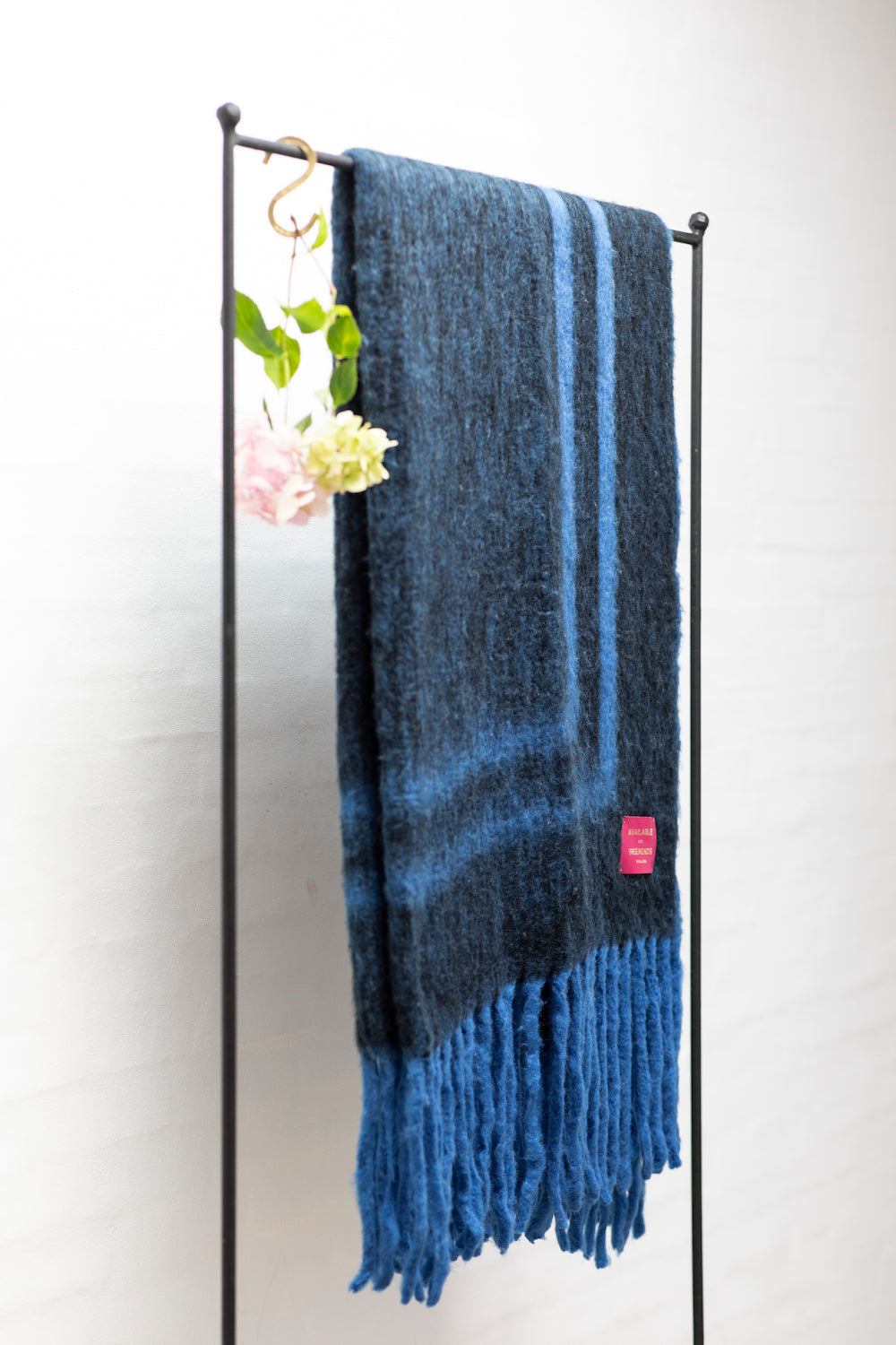 Weekend Plaid, raven & dazzling blue