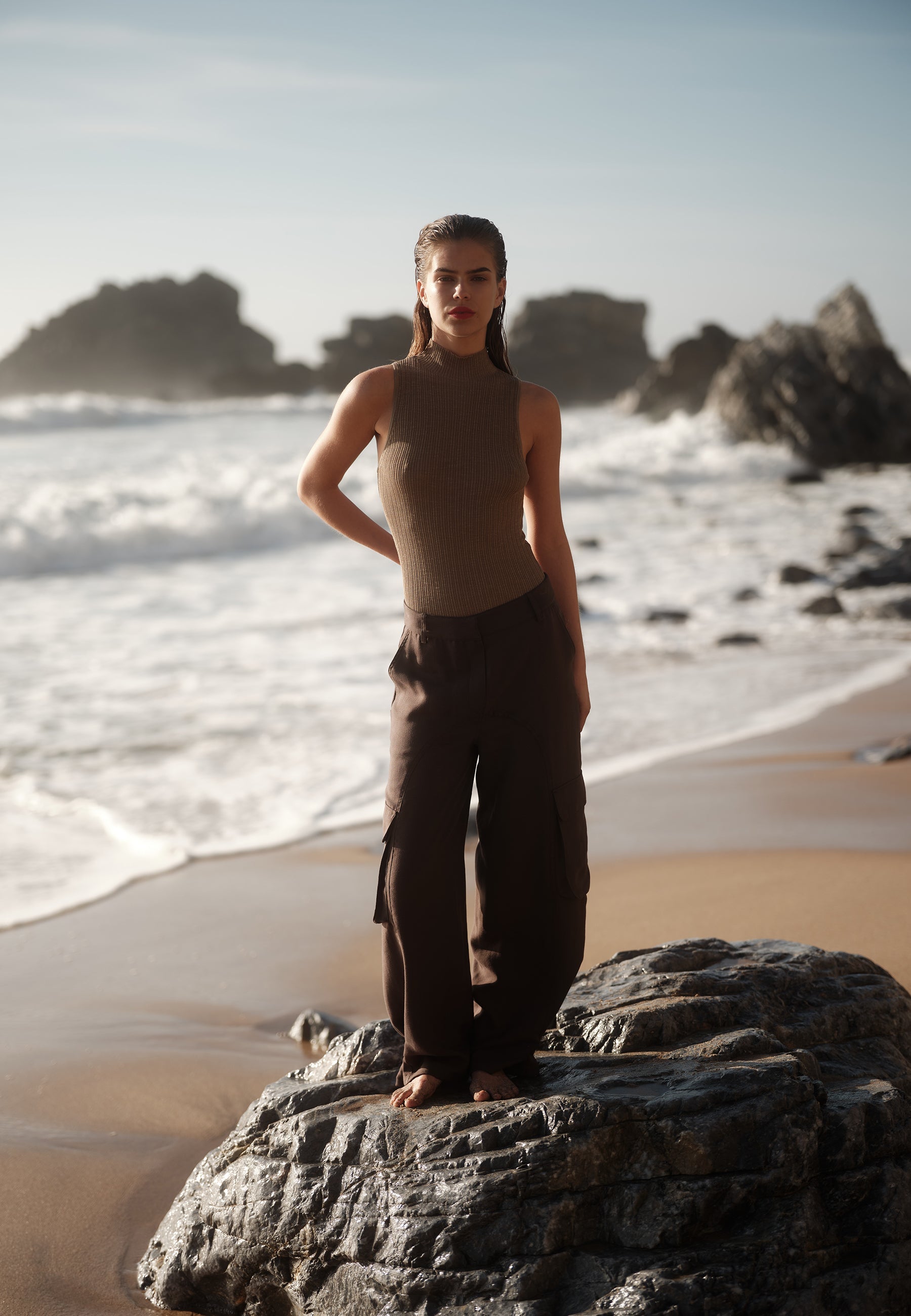 Zita Knit Top | Mermaid