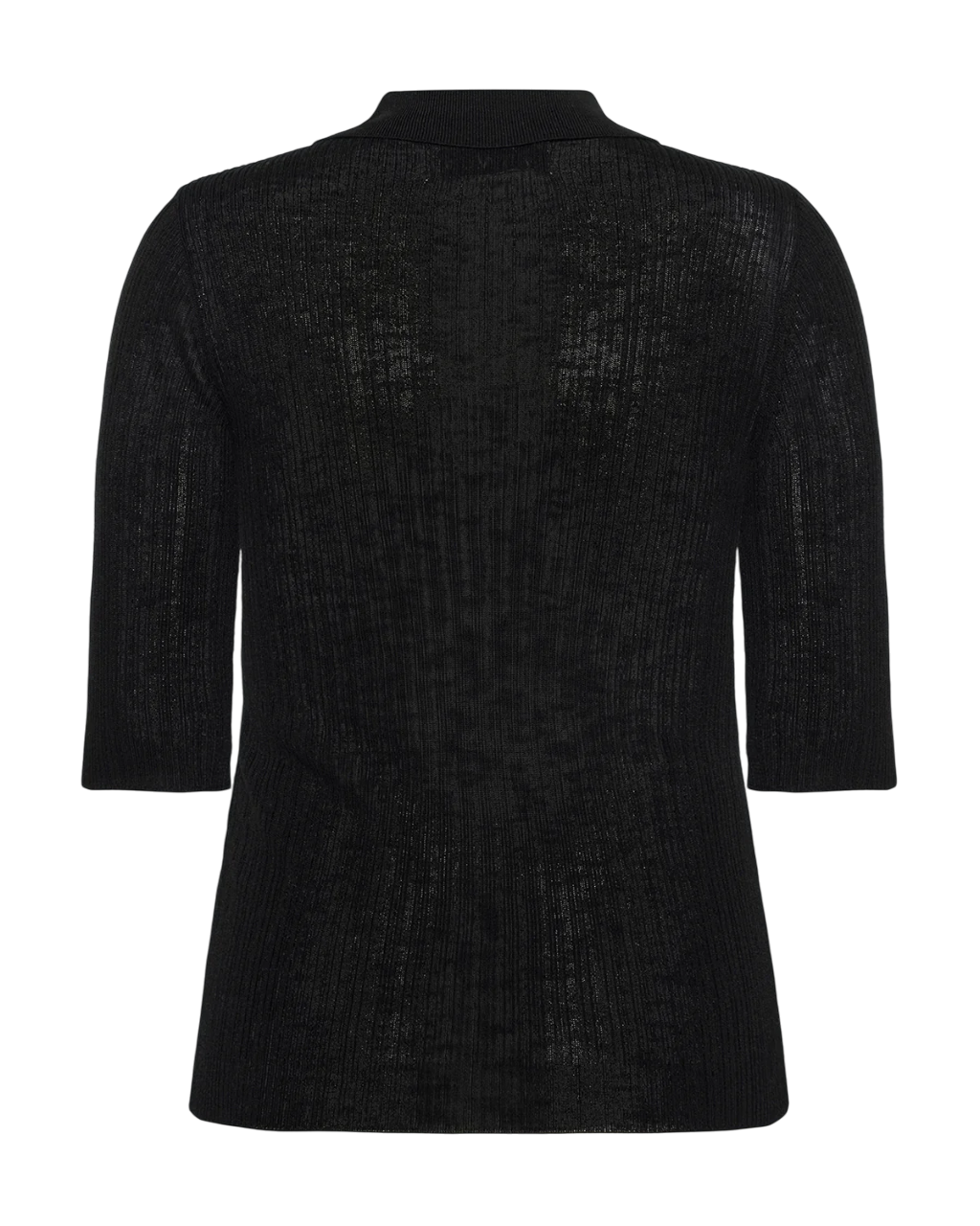 Zoe Short Sleeved Polo | Black