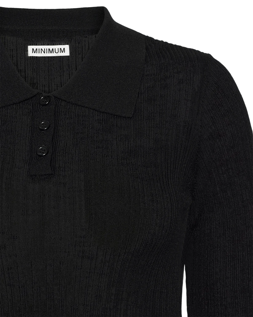 Zoe Short Sleeved Polo | Black