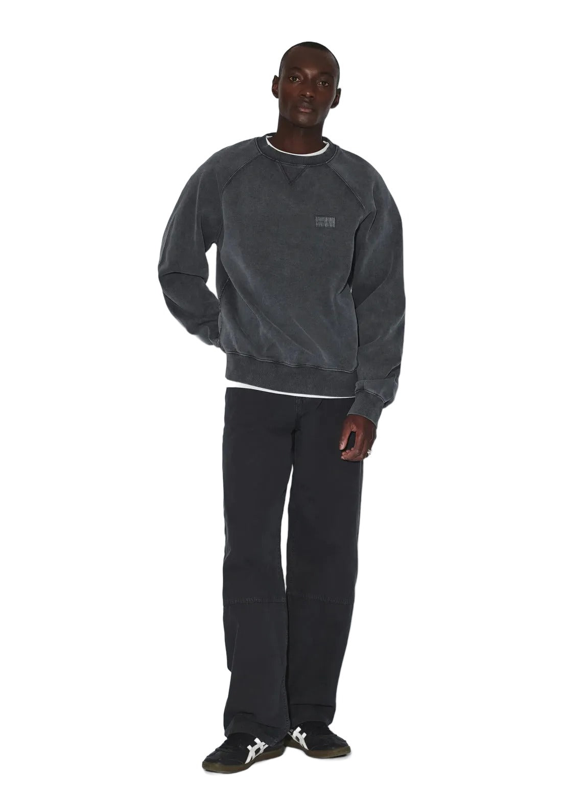 Andie Sweater | Grey Black Overdye