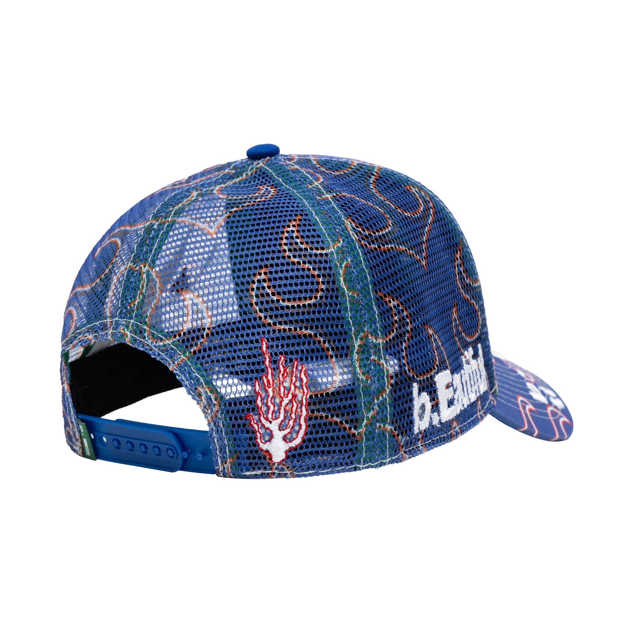 Biyu Hat | White Flame / Blue