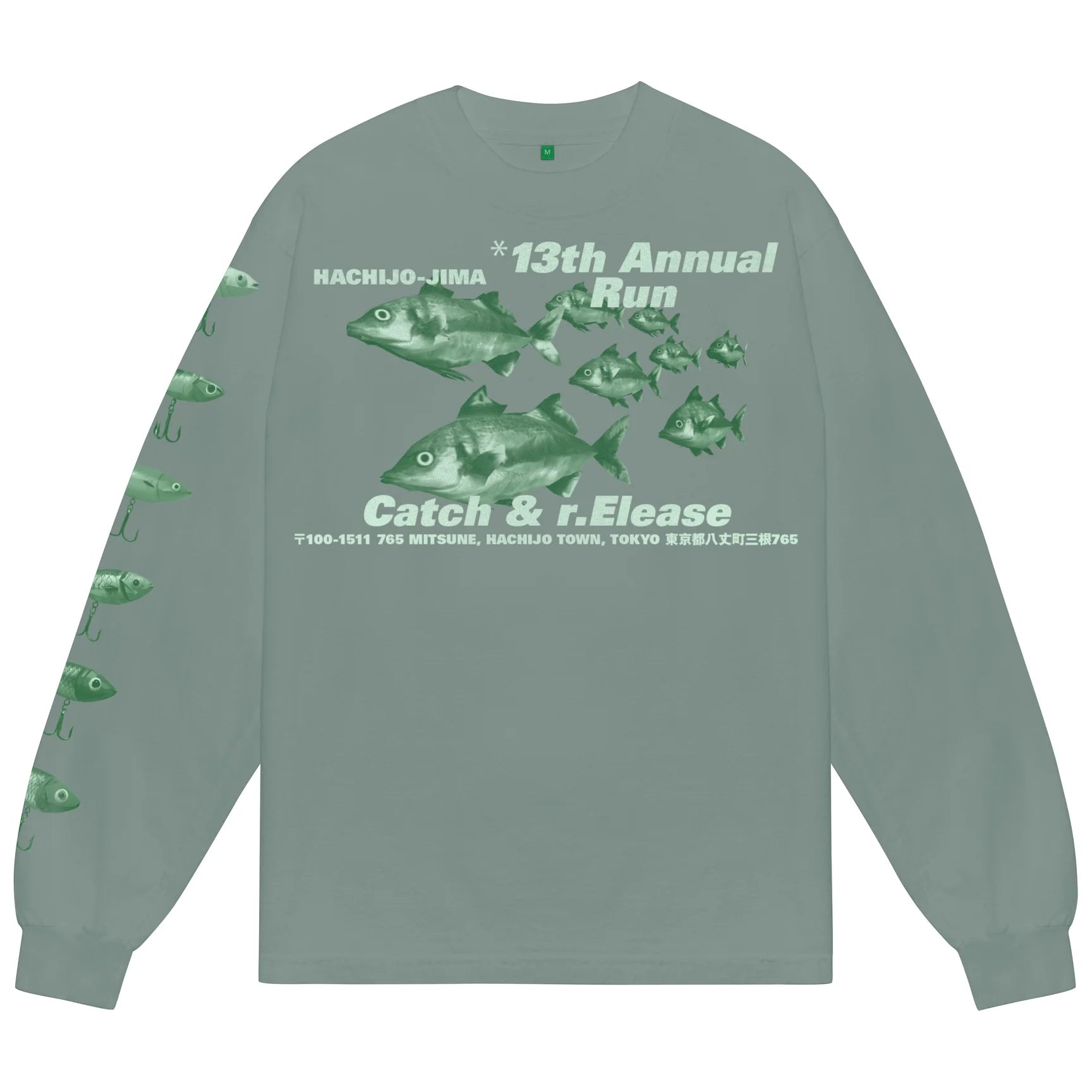 Catch & Release LS Shirt (Atlantic Green)