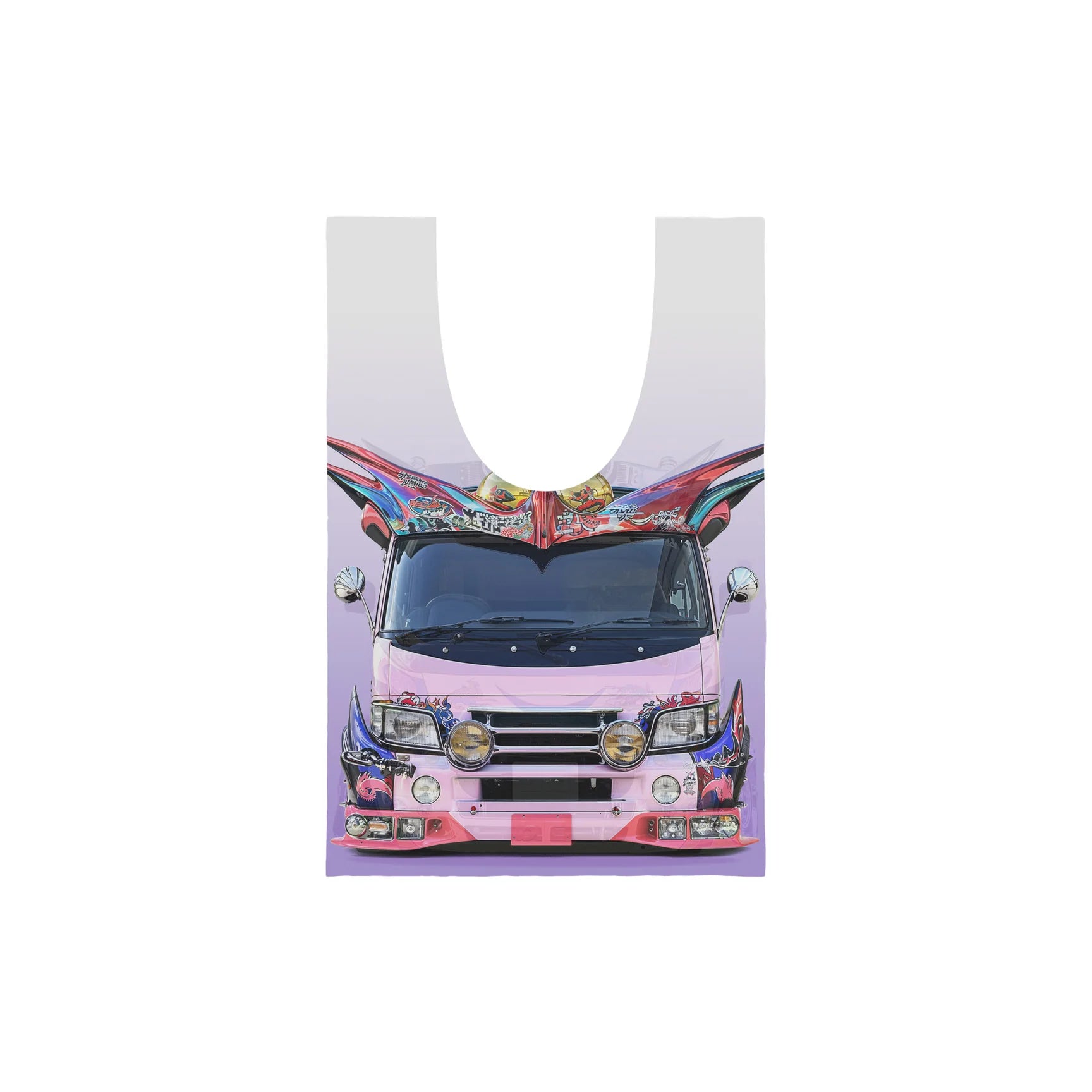 Dekotora Reusable Bag Mini (Purple / Green)
