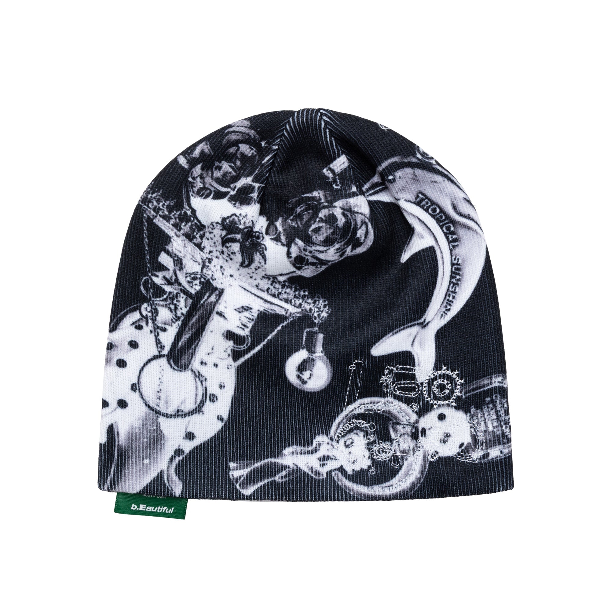 B.eautiful X Leo Gon’do Layer Beanie | Black