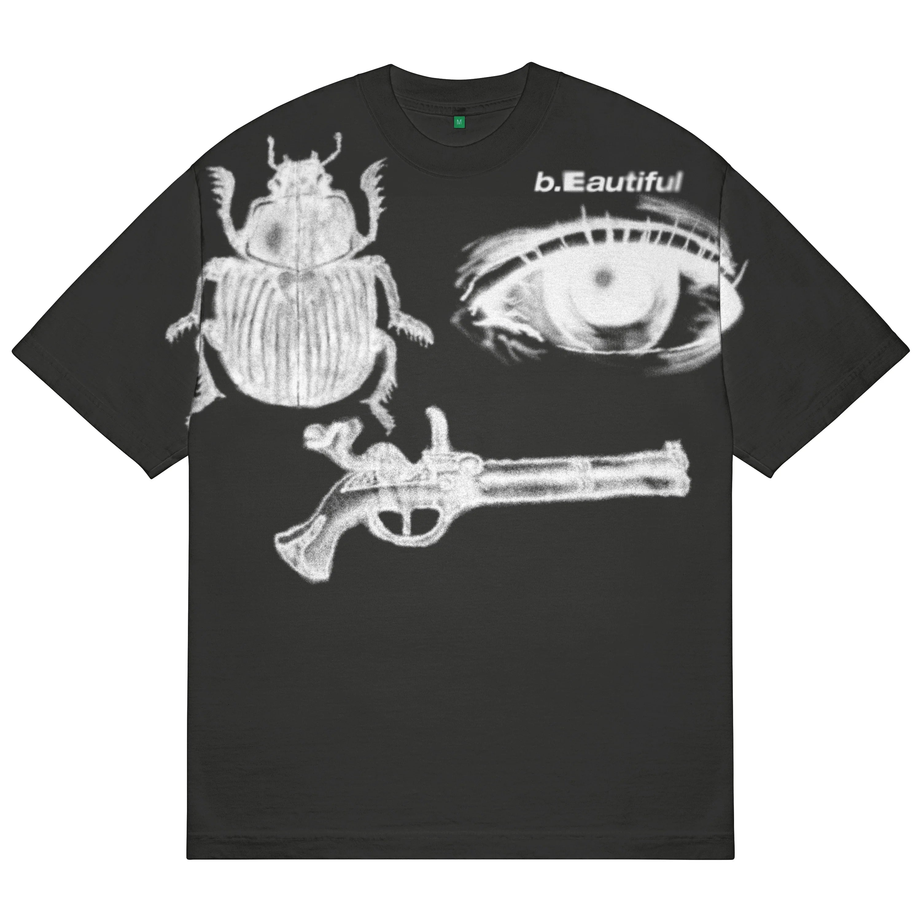 b.Eautiful x Shiga Eye T-Shirt (Vintage Black)