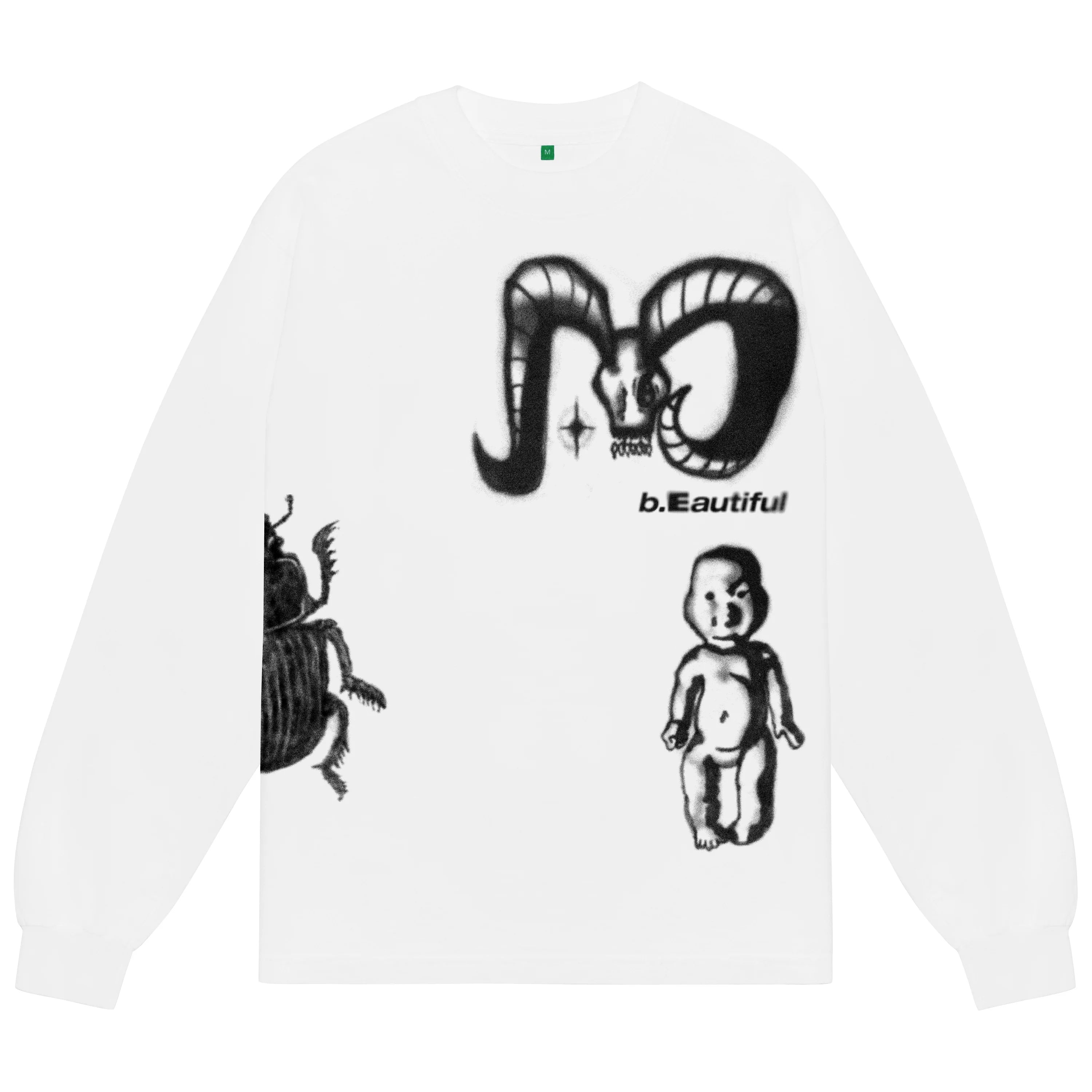 b.Eautiful x Shiga Ram LS Shirt (White)