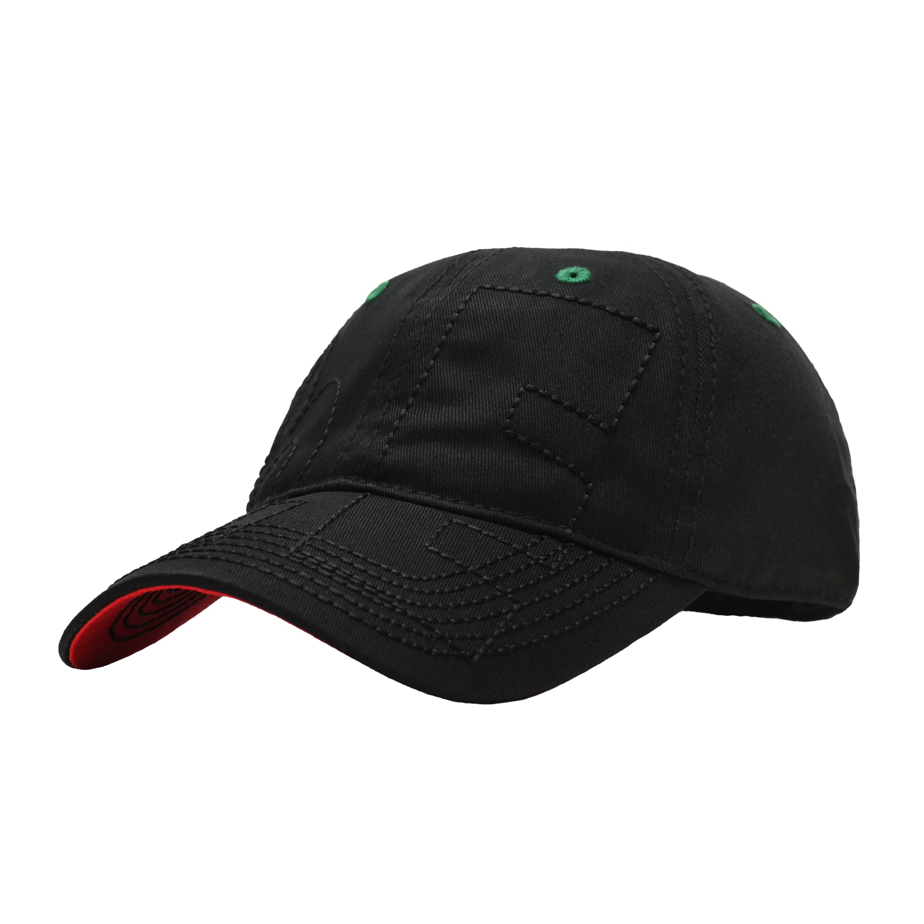 Vapor 6 Panel Hat (Double Black)