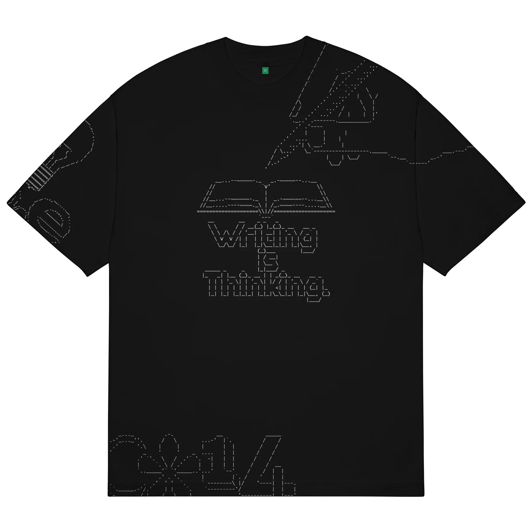 Writing T-Shirt (Black)