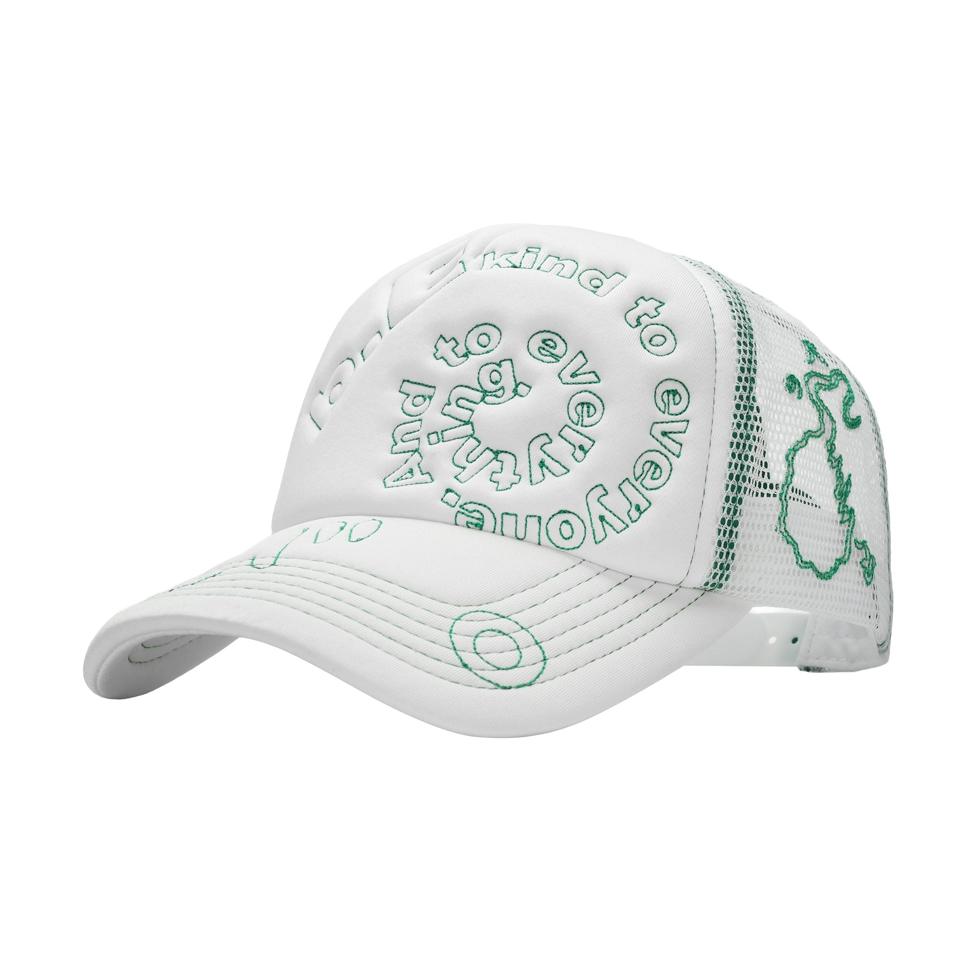 Bi Foam Trucker Hat | Green/White