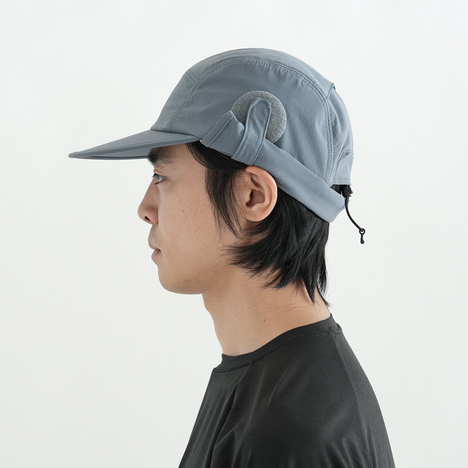 Solid Visor Cap | Blue Grey