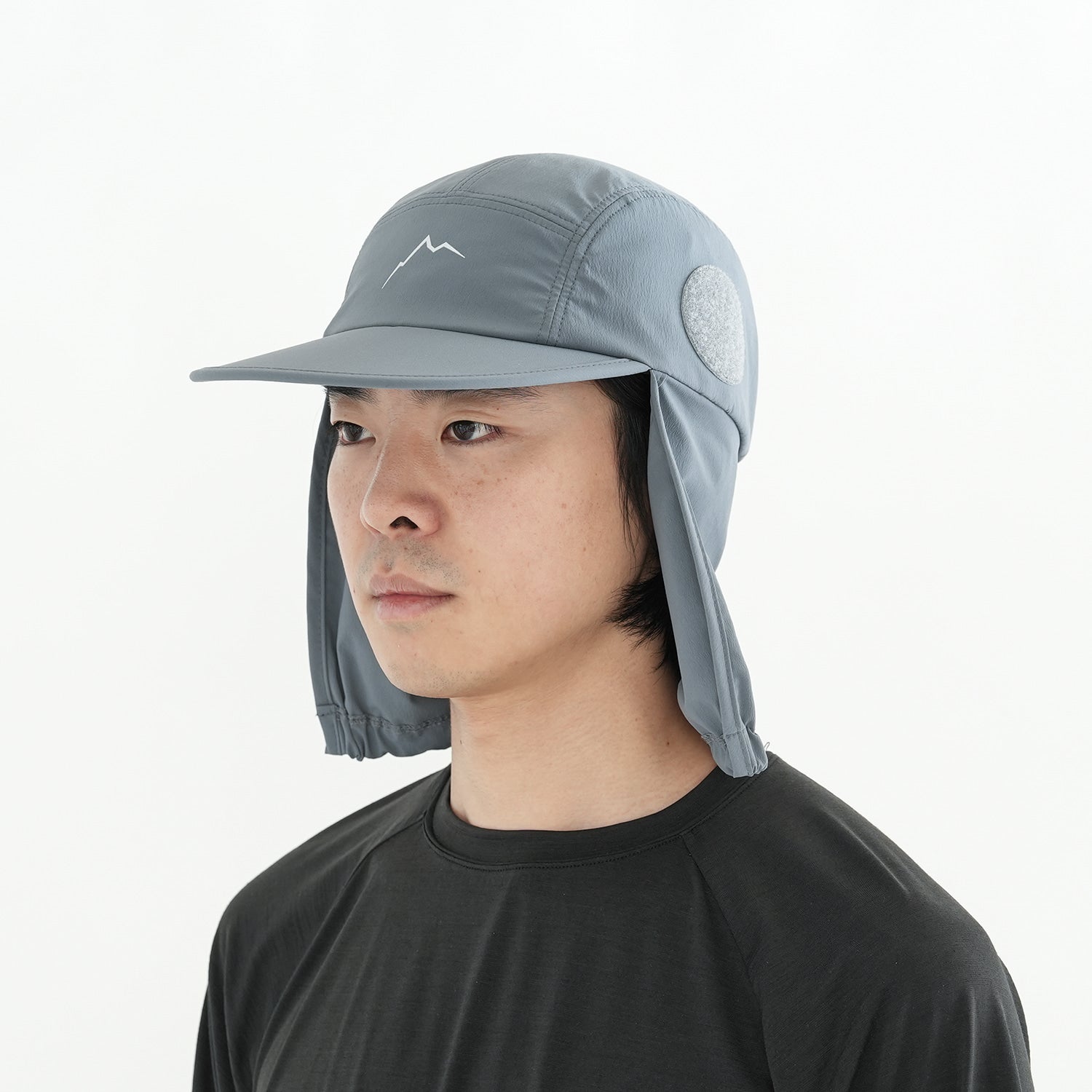 Solid Visor Cap | Blue Grey